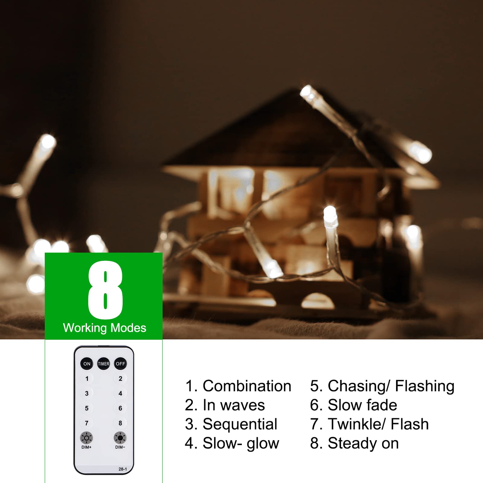 Brightown Christmas Icicle Lights Outdoor, 66 Feet 138 Drops With 736 Led, 8 Modes Waterproof Connectable Twinkle Fairy String L
