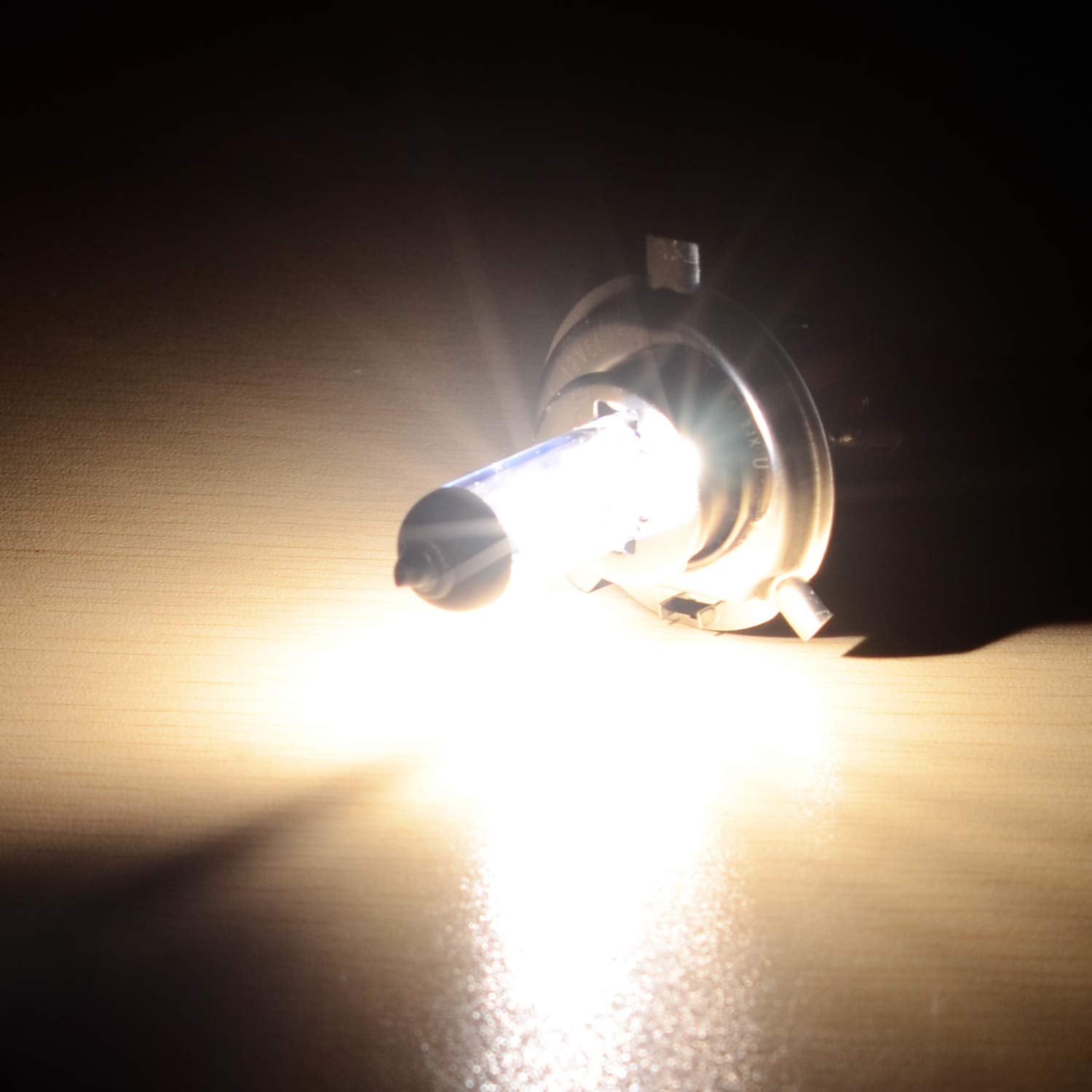 WinPower H4 Halogen Bulbs 60/55W, Pack of 2, 4300K Color, Model WP-H4 W