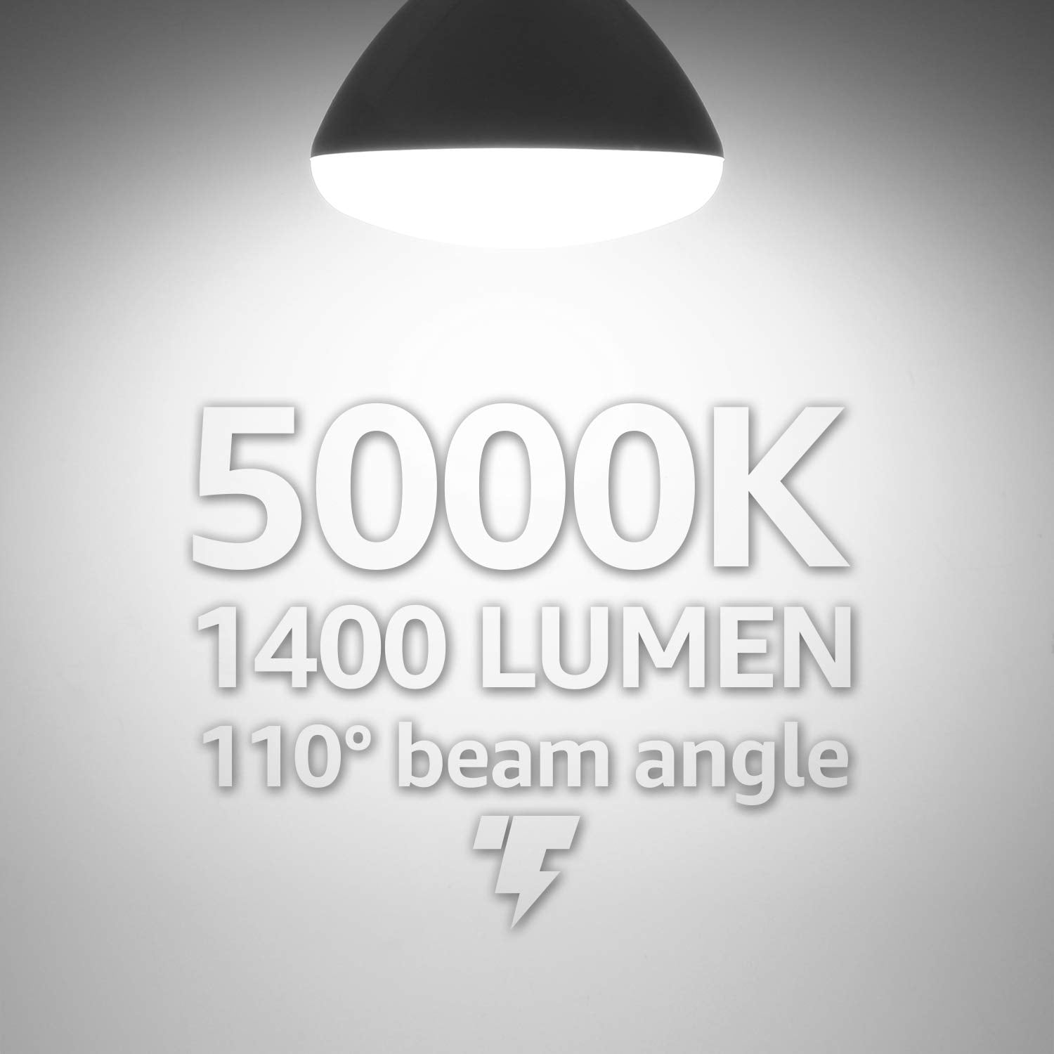 TORCHSTAR BR40 LED Light Bulbs, 17W Dimmable Indoor Flood Light, 5000K Daylight, 1400 Lumens, E26 Base, Pack of 4