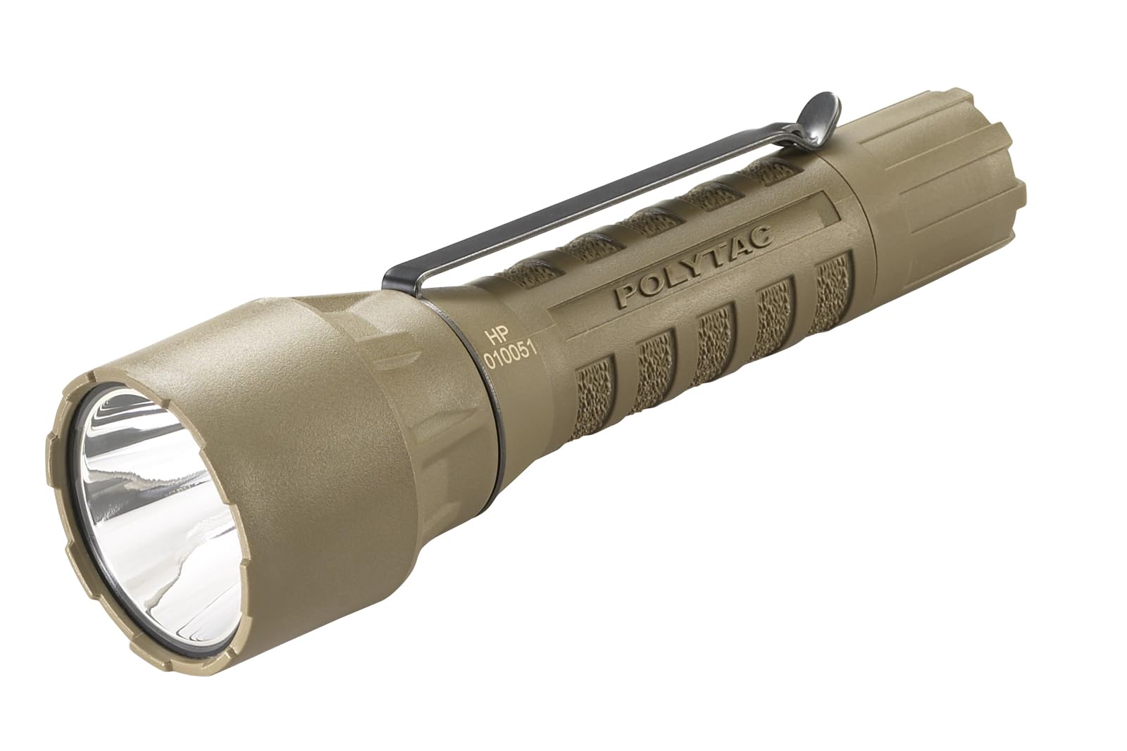 Streamlight 88861 PolyTac LED HP Flashlight with Lithium Batteries, Coyote - 275 Lumens