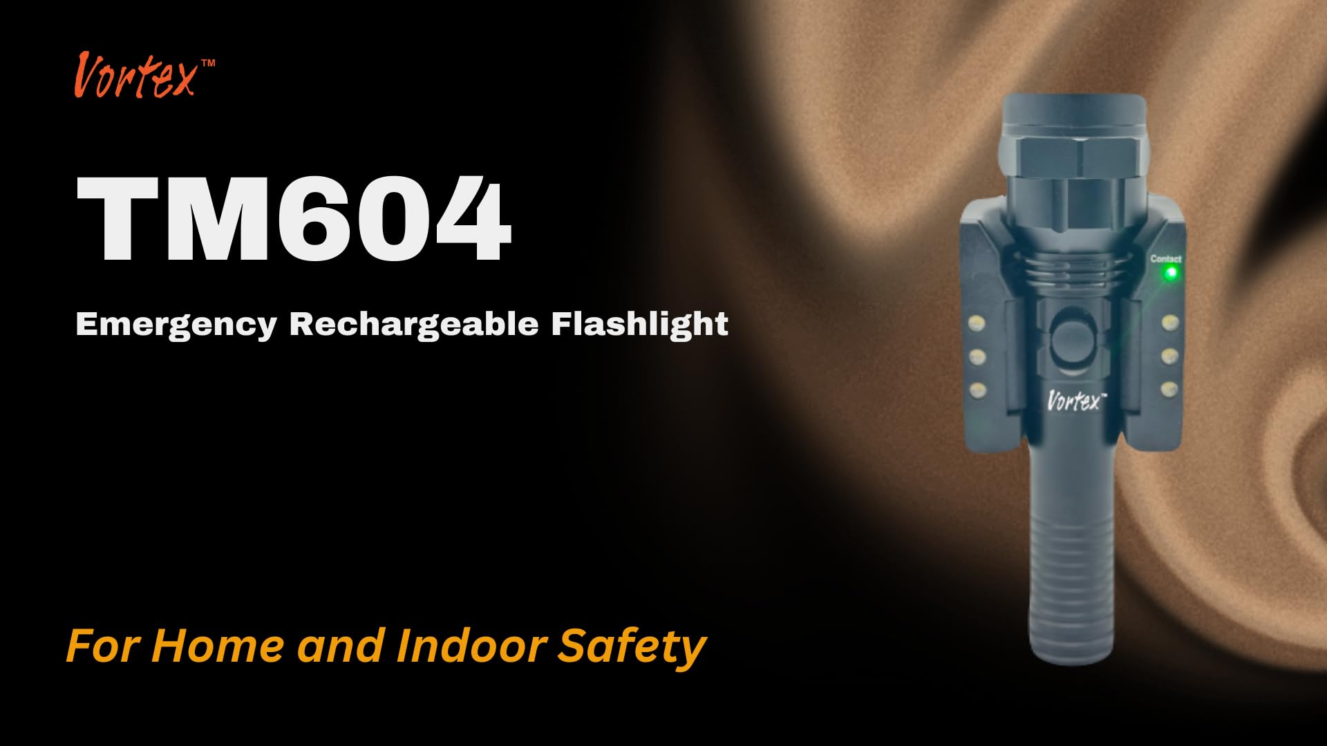 Vortex TM604 Emergency Powerful LED Wall Mount High Power 1745 Lumen 7/24 Stand by Tactical Function Car & Home Safeguard Securi