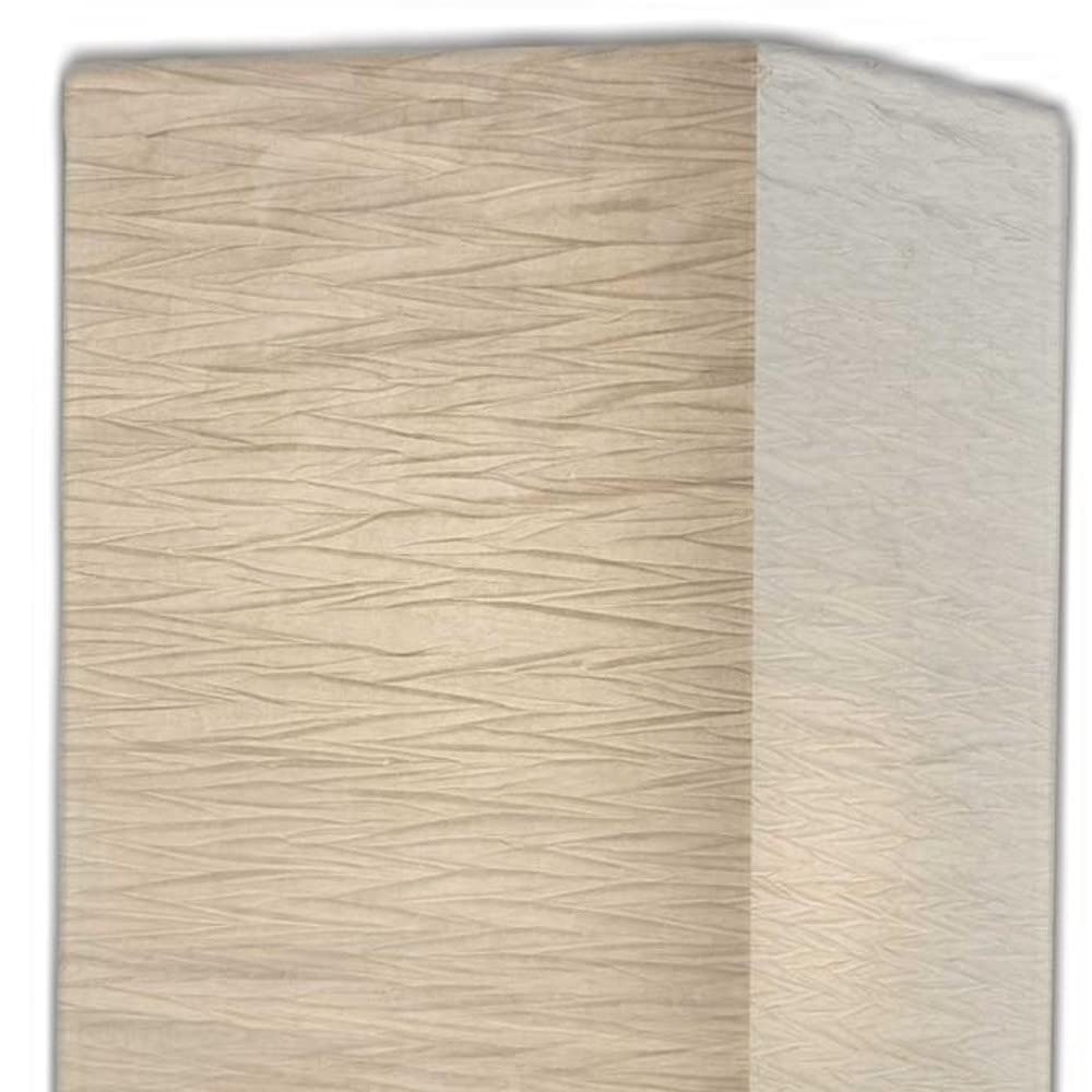 Homeroots Lighting 10&quot; X 10&quot; X 57.25&quot; Walnut Wood/Metal Floorchiere