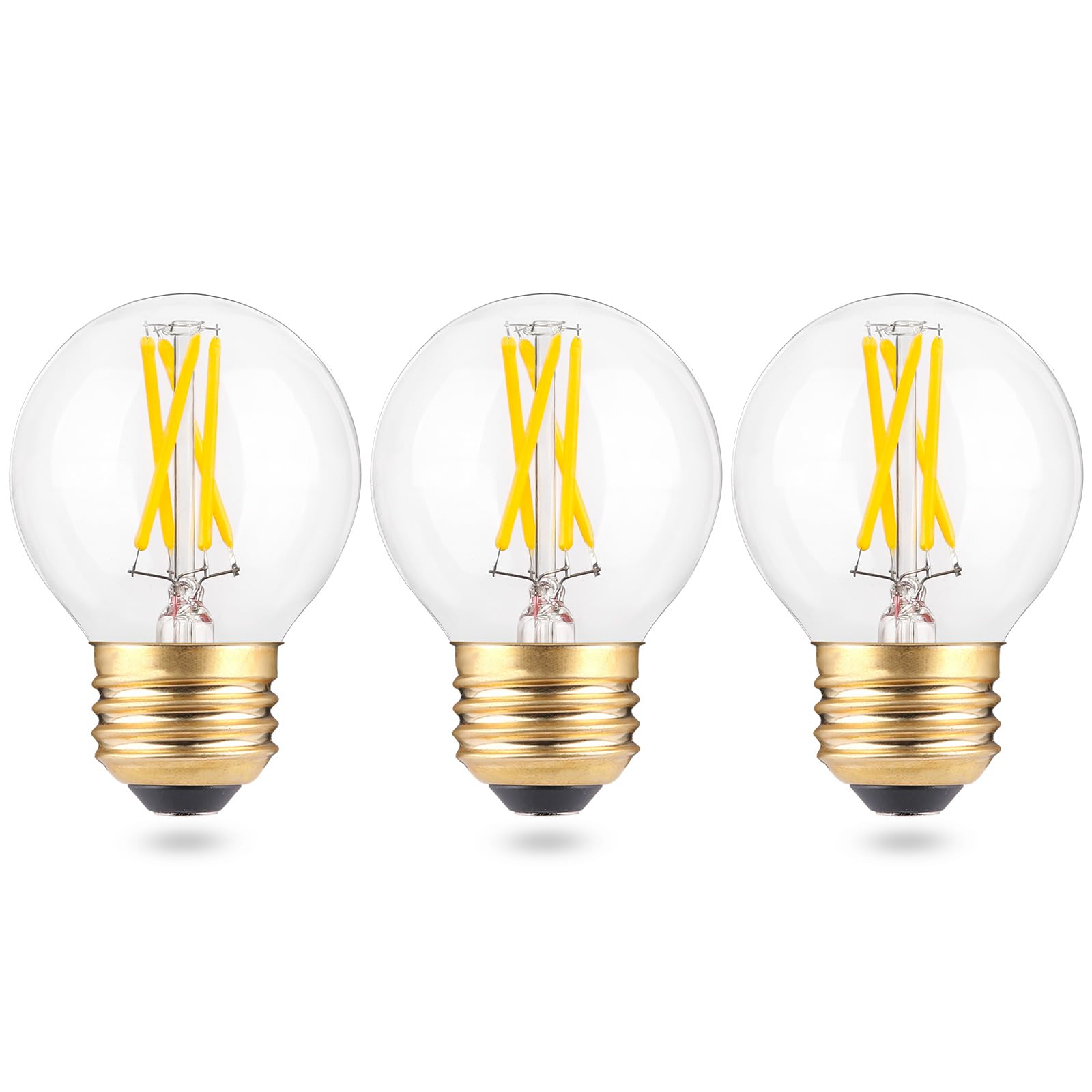Eq Lighting Dimmable A15 Led E26 Small Light Bulb  Natural White 4000K  40Watt Equivalent Ceiling Fan Light Bulbs  E26 Standard Base Appliance Globe Light Bulb  4W 400Lm  3 Pack