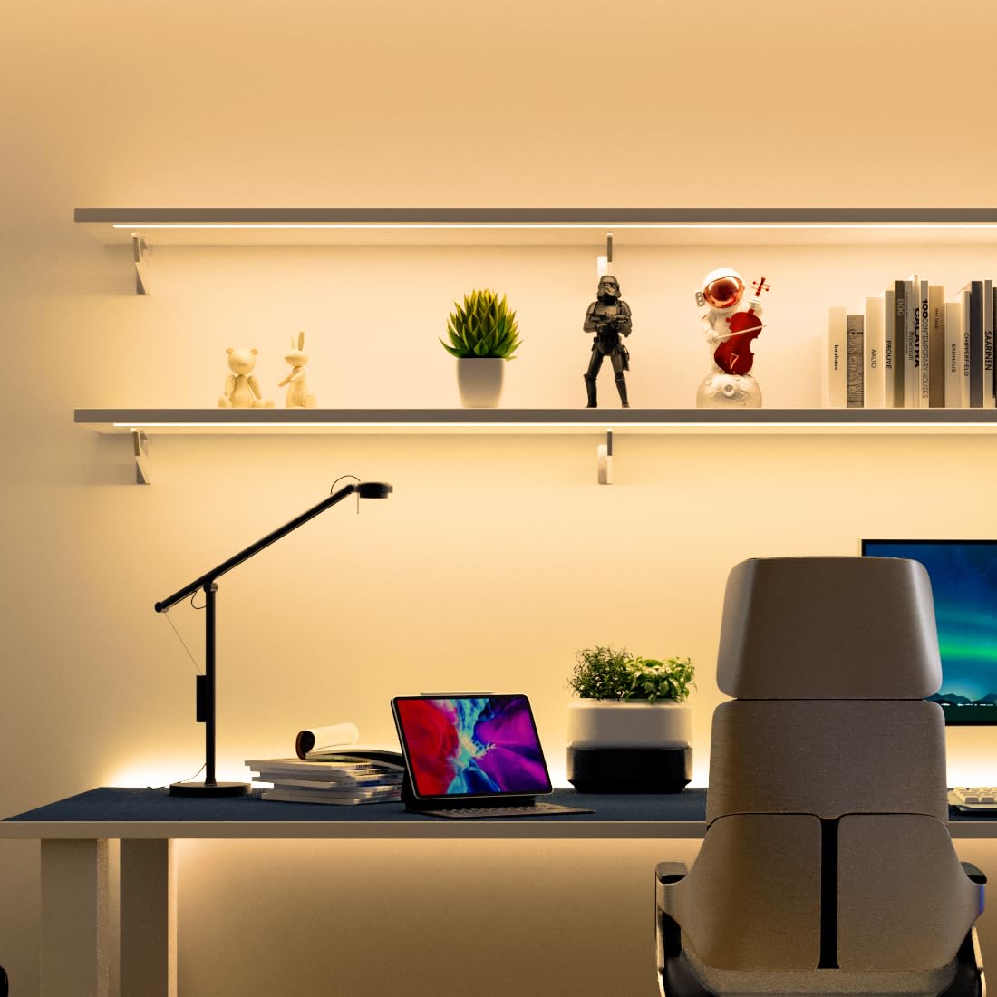 Btf-Lighting Fcob Usb Powered Warm White 3000K Cob Led Strip Lights 3.28Ft 320Leds 5V 8Mm Width 90+ High Cri Ultra Bright Flexible Light For 3D Printer Tv Backlight Display Cabinet Pc Diy Decor