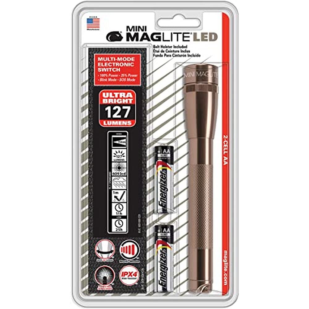 Maglite Mag-Lite Ml53596 Mini Led 2Aa Copper