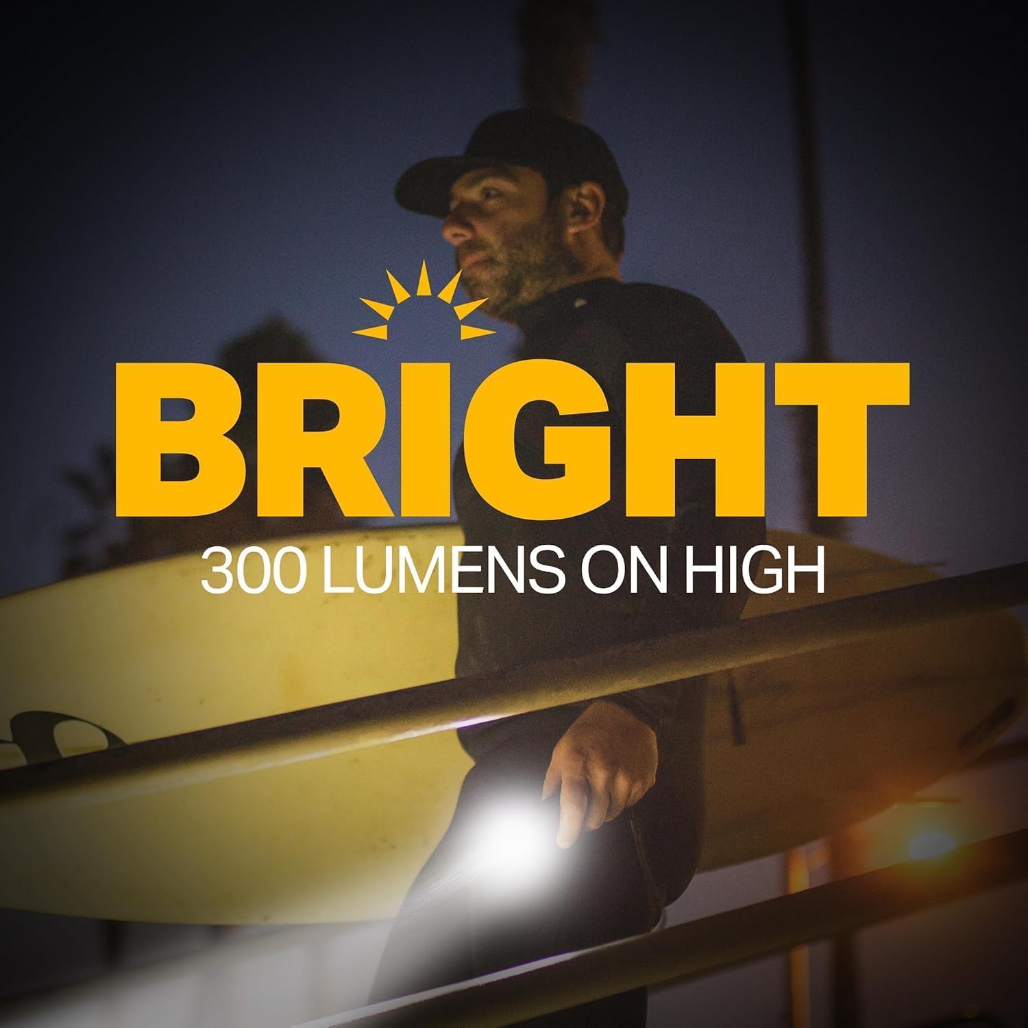 LUXPRO LP290V3 LED Flashlight - Bright 300 Lumens with 3 Light Modes - Aircraft-Grade Aluminum with IPX4 Waterproof Protection &