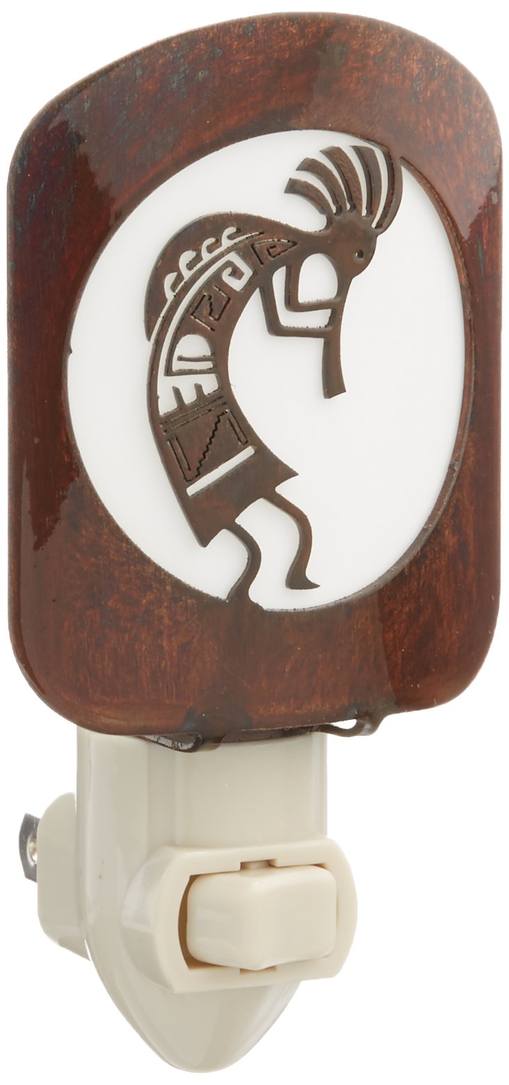 Thirstystone Humpback Kokopelli Laser Cut Metal Night Light, 4.5&quot; X 2.5&quot; X 1.5&quot;, Brown