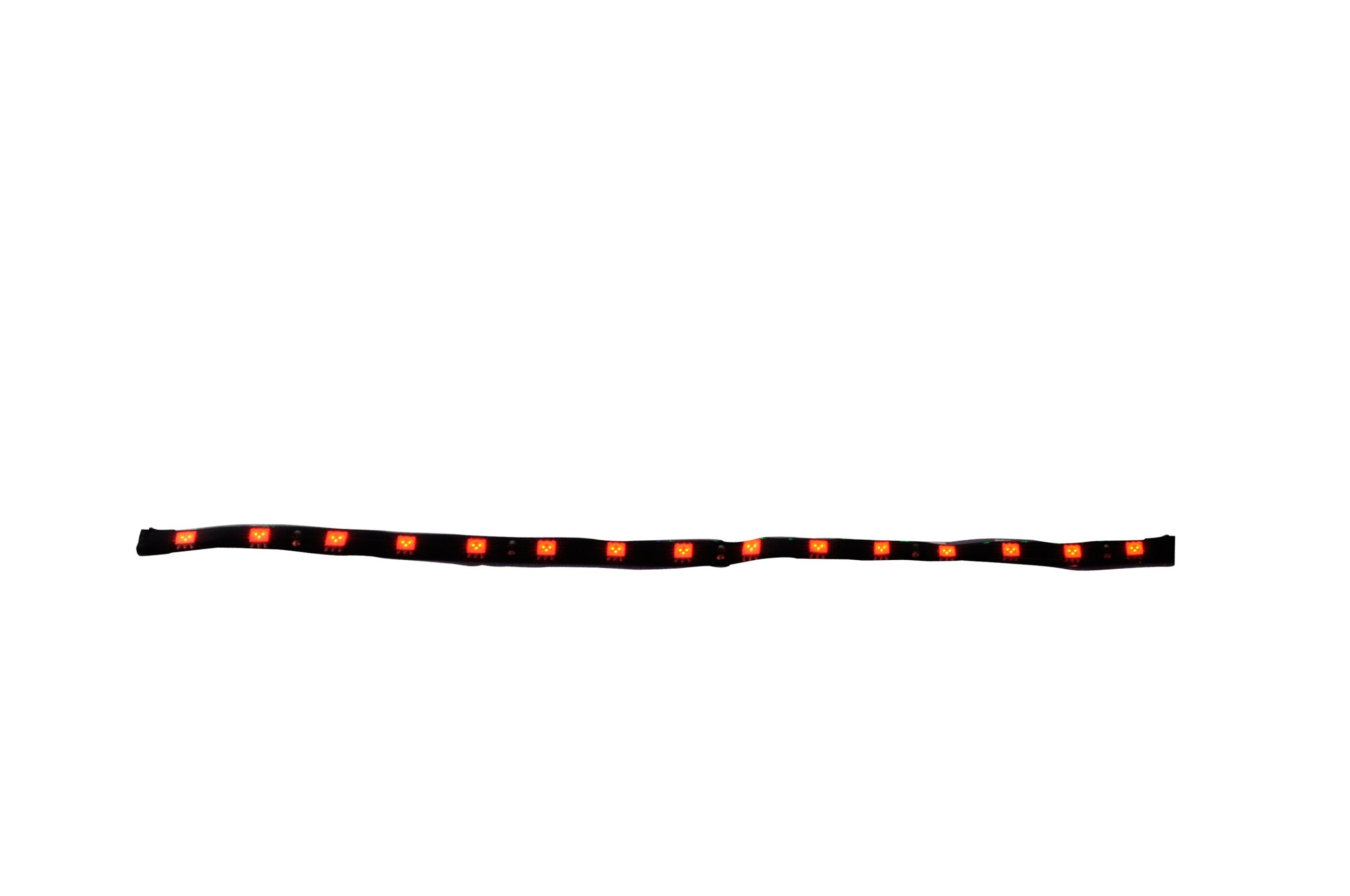 SilverStone Technology LED Light Strip, 30cm, Flexible, Model LS01R, Red