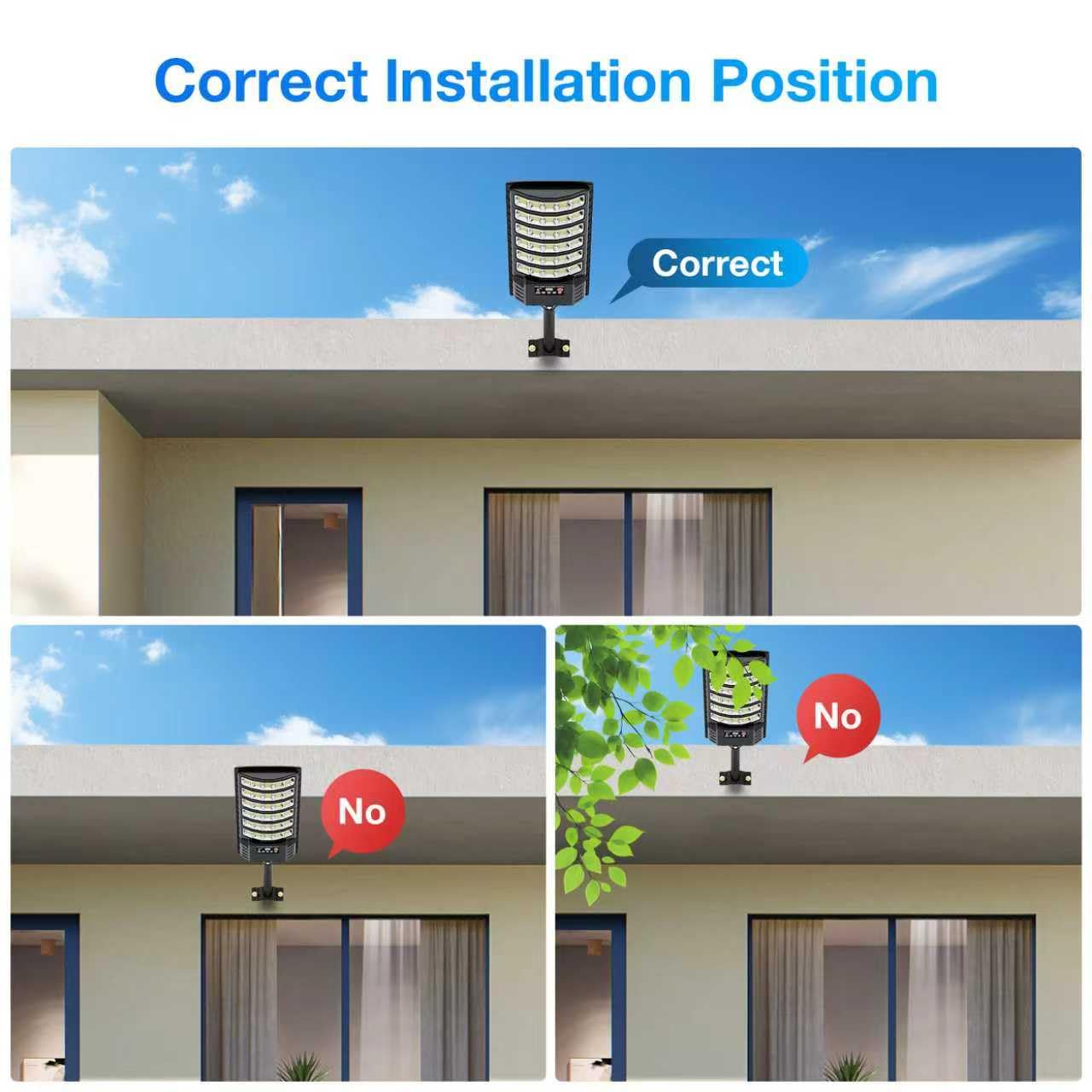 Heisolcool Solar Street Lights, 50000LM, 320° Angle, Motion Sensor & Remote, 2-Pack, Black, Model YU, Waterproof, Outdoor Lighting