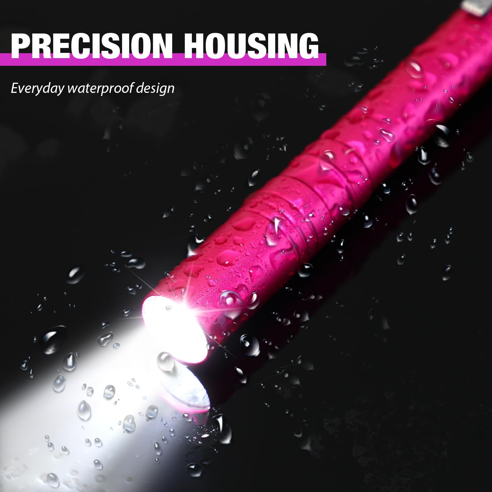 Rossesay 24 Pack Mini Pen Flashlights Bulk LED Pen Lights Aluminum Pocket Flashlights with Clips Small Handheld Torches Gifts fo