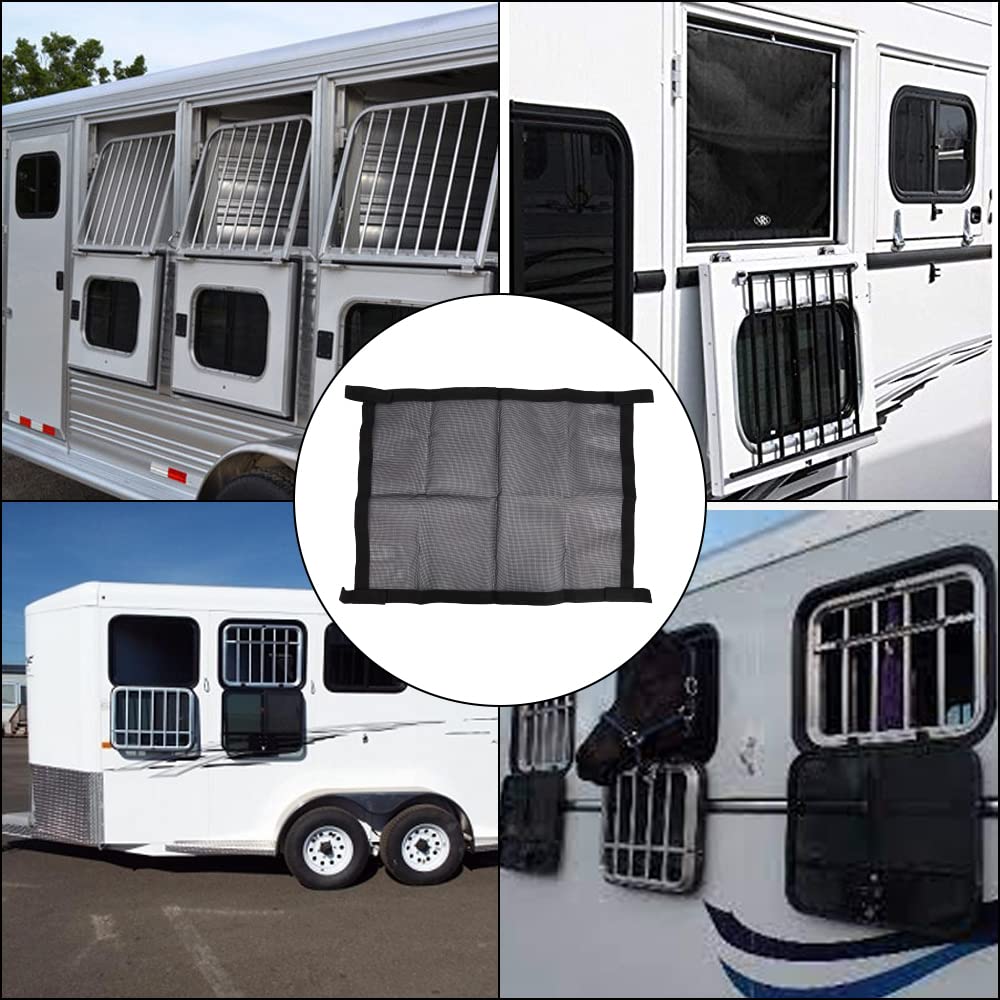 Liauliadll 35 Inch Length X 26 Inch Height Horse Trailer Window Screen 1 Pack