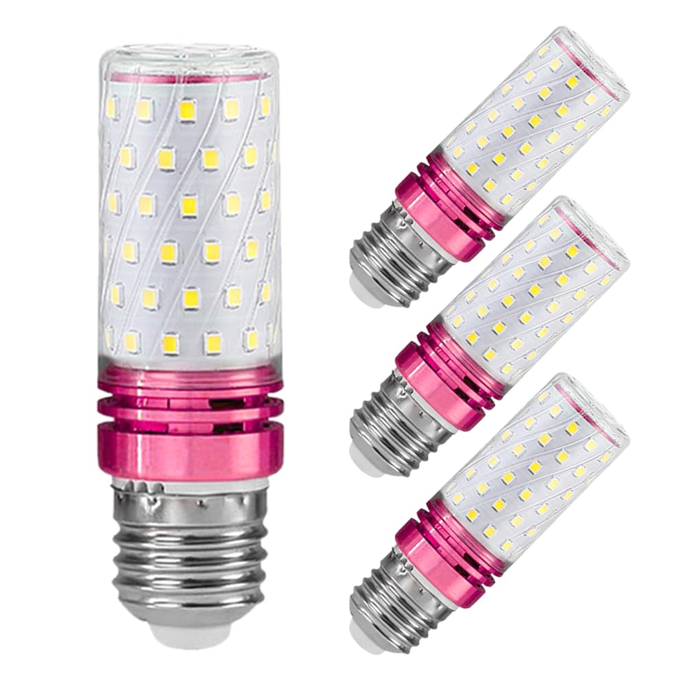 E26 Led Corn Light Bulbs,12W Natural Light 4000K, Equivalent To 100W E26 Halogen Bulbs,Ac 110-220V, 360 Beam Angle,Edison Screw 