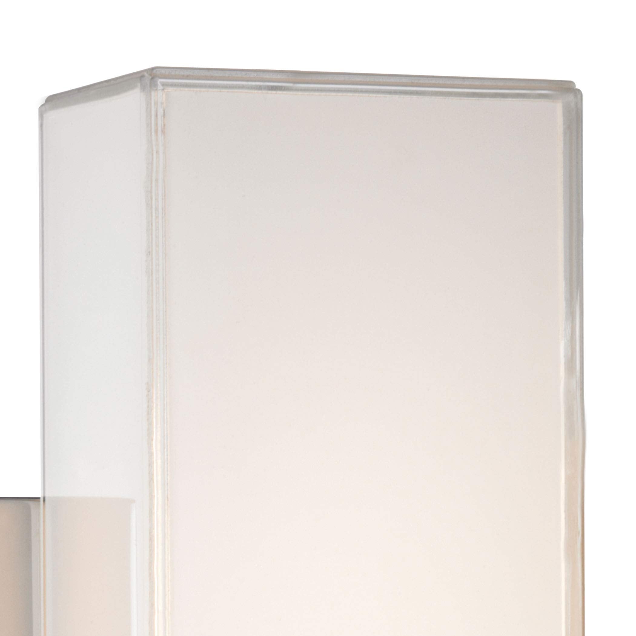 Elk Home Midtown 1-Light Sconce - in Chrome Finish, with White Painted Glass, Modern/Contemporary Style