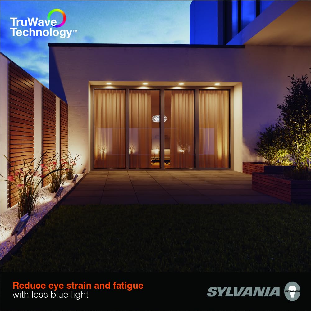 Sylvania TruWave PAR38 LED Light Bulb, 15.5W, Dimmable, 5 CCT Select 2700-5000K, Clear Finish, Model 41522