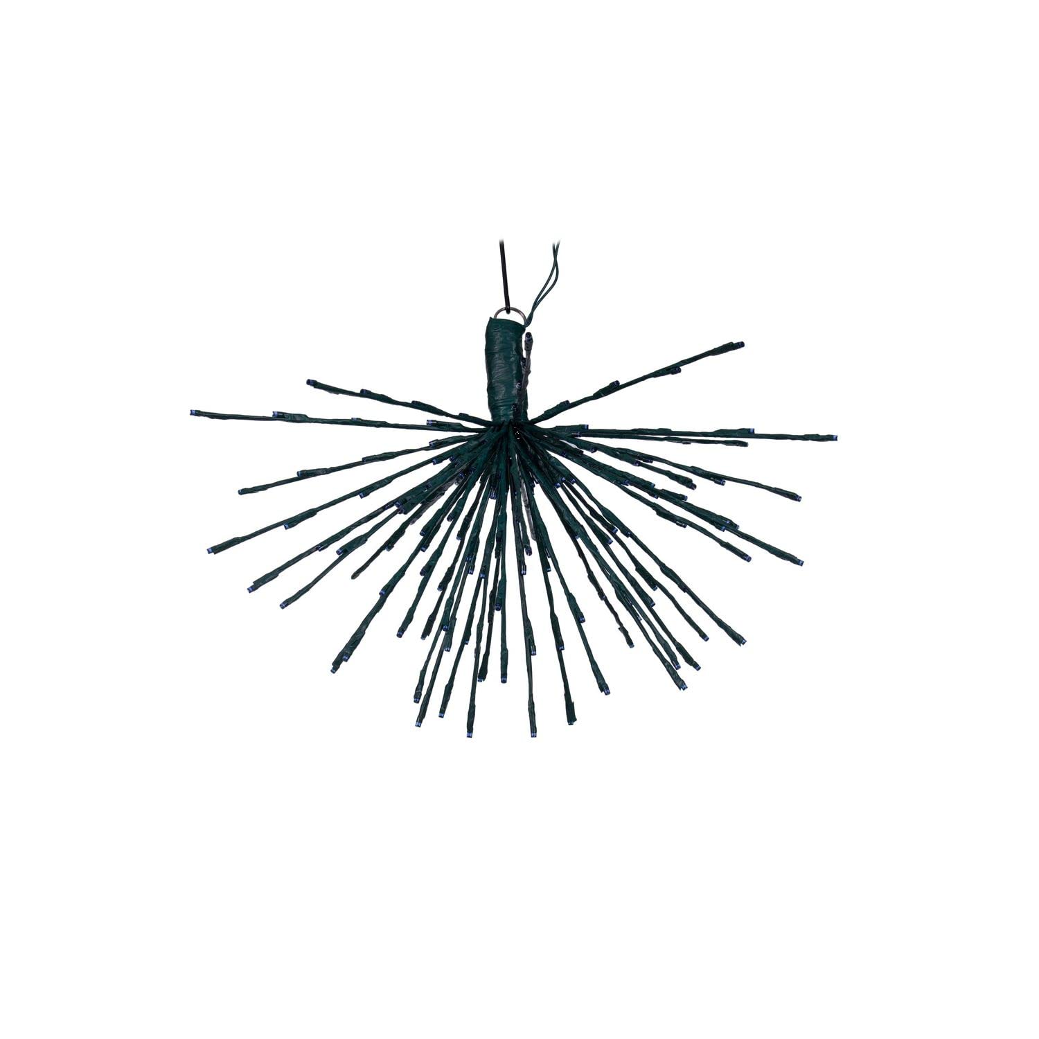 Vickerman 160Lt x 24&quot; Green Starburst Blue 5mm LED Lights.