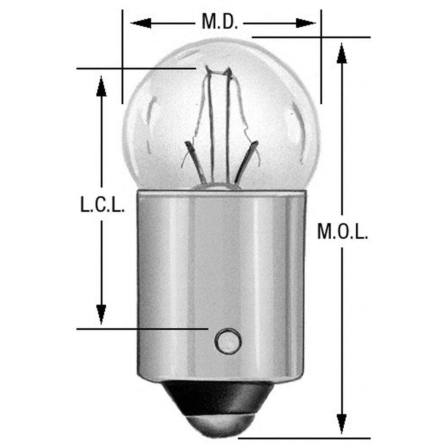 Wagner Lighting 53 Miniature Lamp G-3 1/2