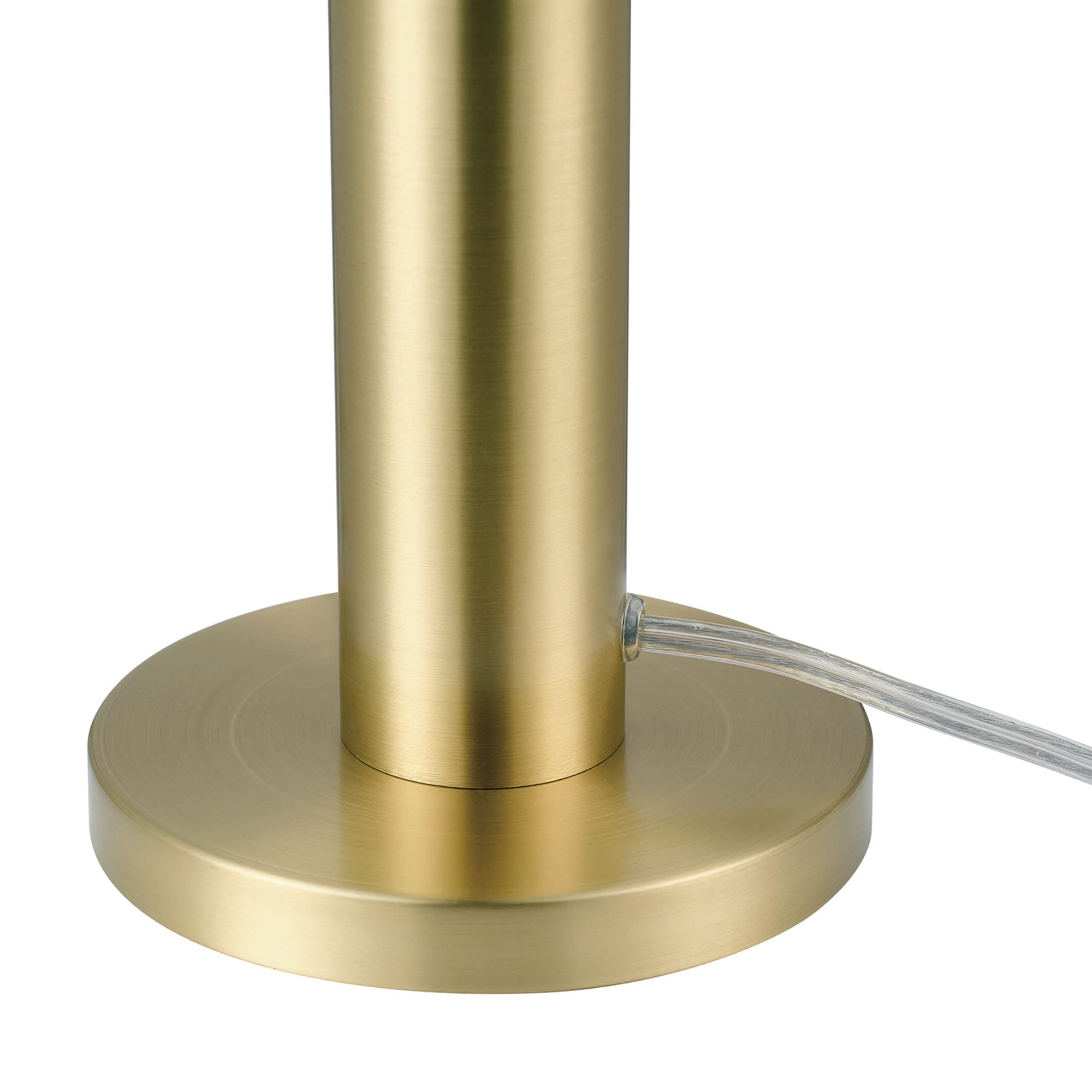 GLOBE 12" Olivia Table Lamp, Matte Brass Finish, Model 65856, Stylish Home Lighting