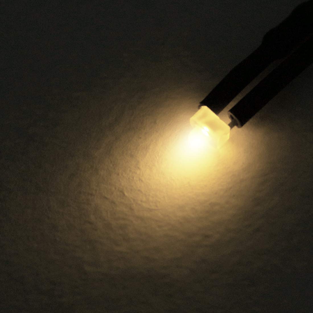 Uxcell 10Pcs 1.8Mm Pre Wired Led, Warm White Dc6-12V Clear Lens, Light Emitting Diodes