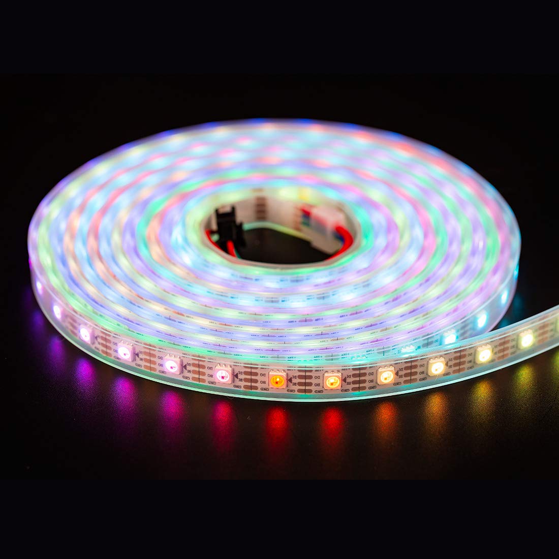 Btf-Lighting Ws2815 (Upgraded Ws2812B) 16.4Ft 300 Pixels Magic Dream Color Individually Addressable Rgb Led Flexible Strip Light