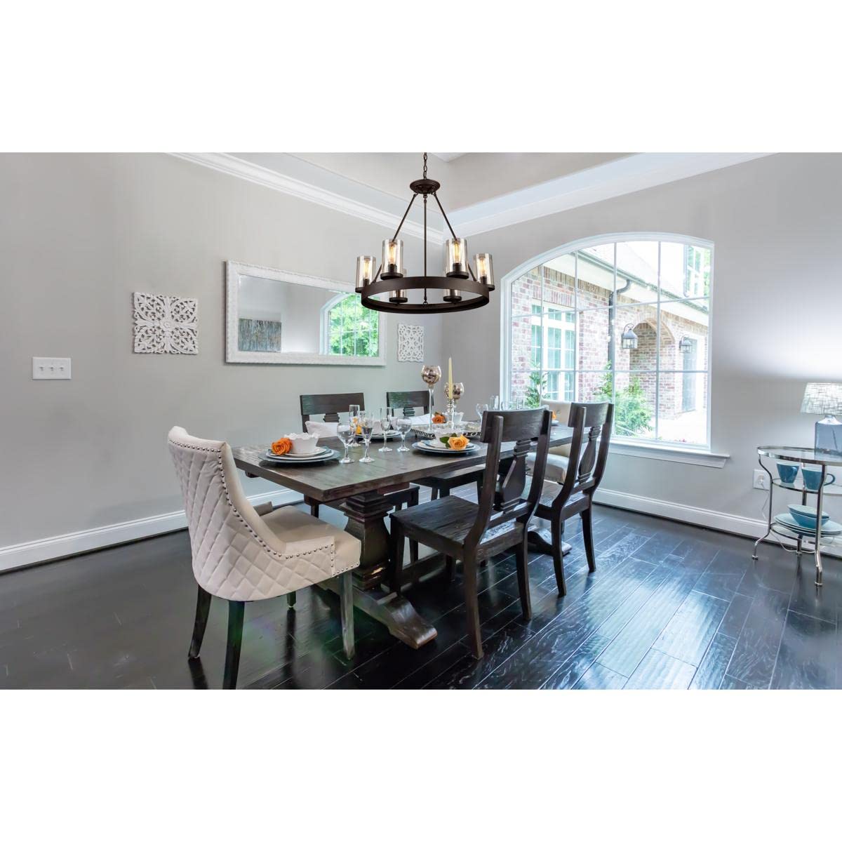 Artcraft Lighting Menlo Park 6-Light Chandelier, Dark Chocolate