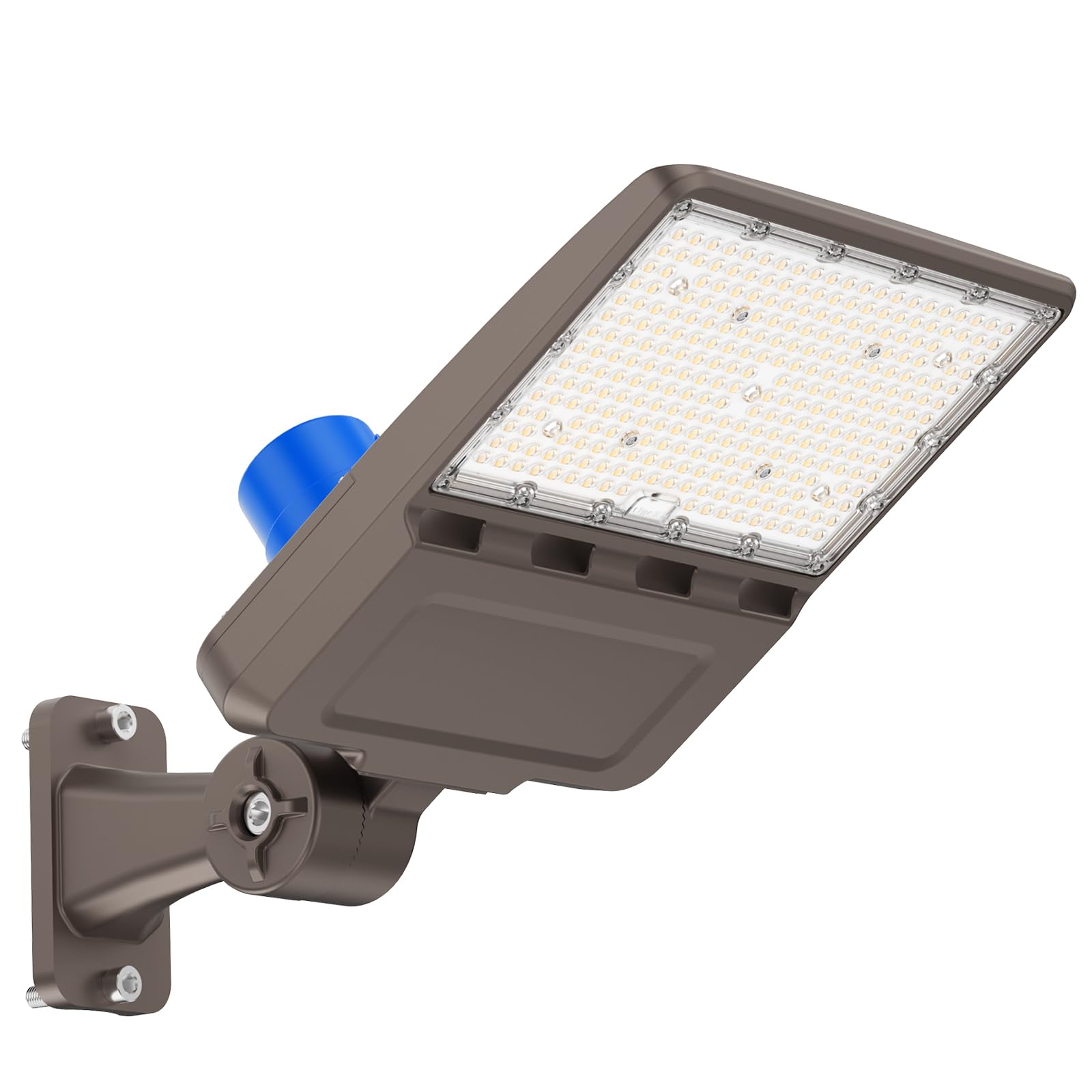 G GJIA LED Parking Lot Light, 200W, 28000LM 5000K Shoebox Light with Dusk to Dawn Photocell,Adjustable Arm Mount, IP66 Waterproo