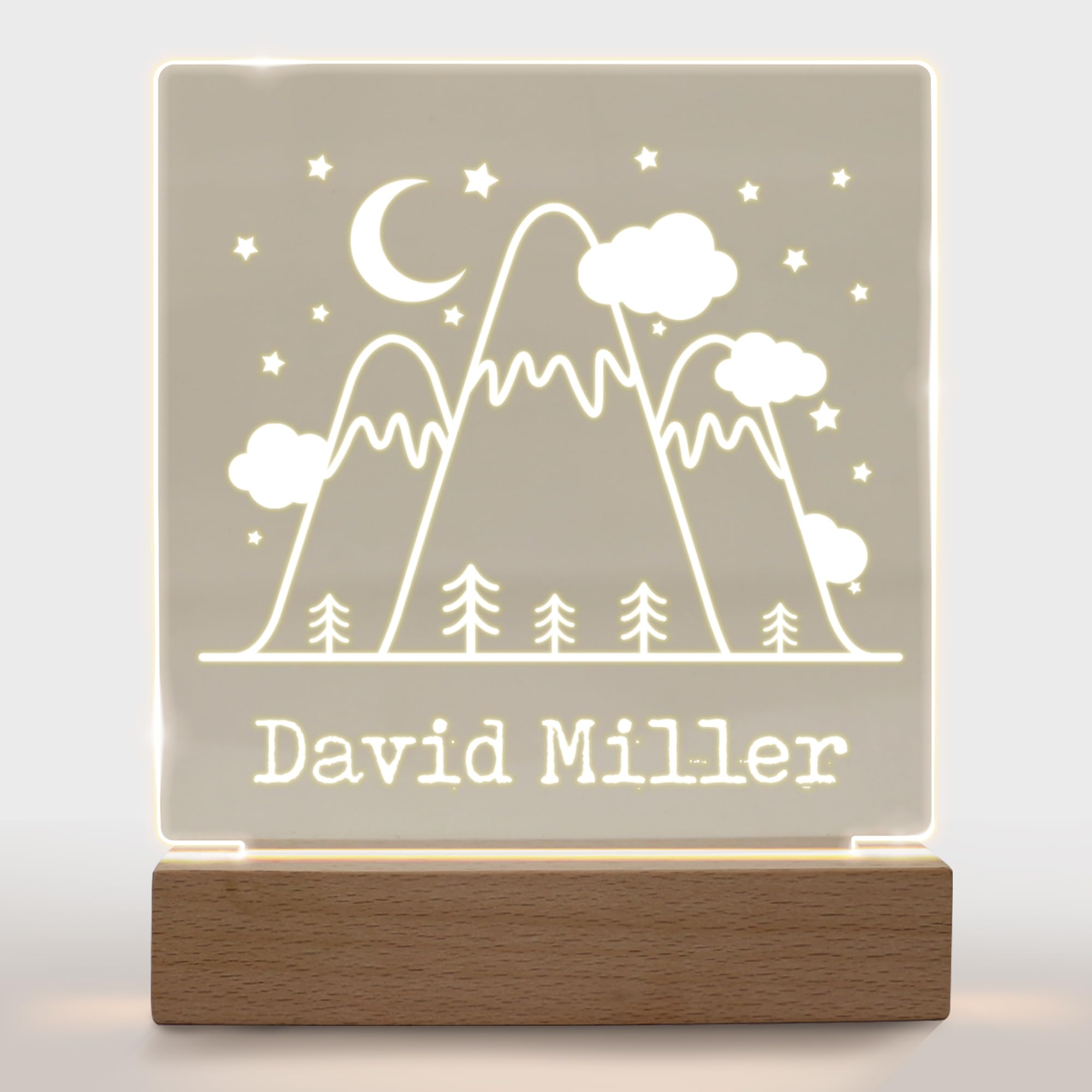 Personalized Night Light For Kids Girls Boys Customized Gifts For Baby Bedroom Decor Wanderlust