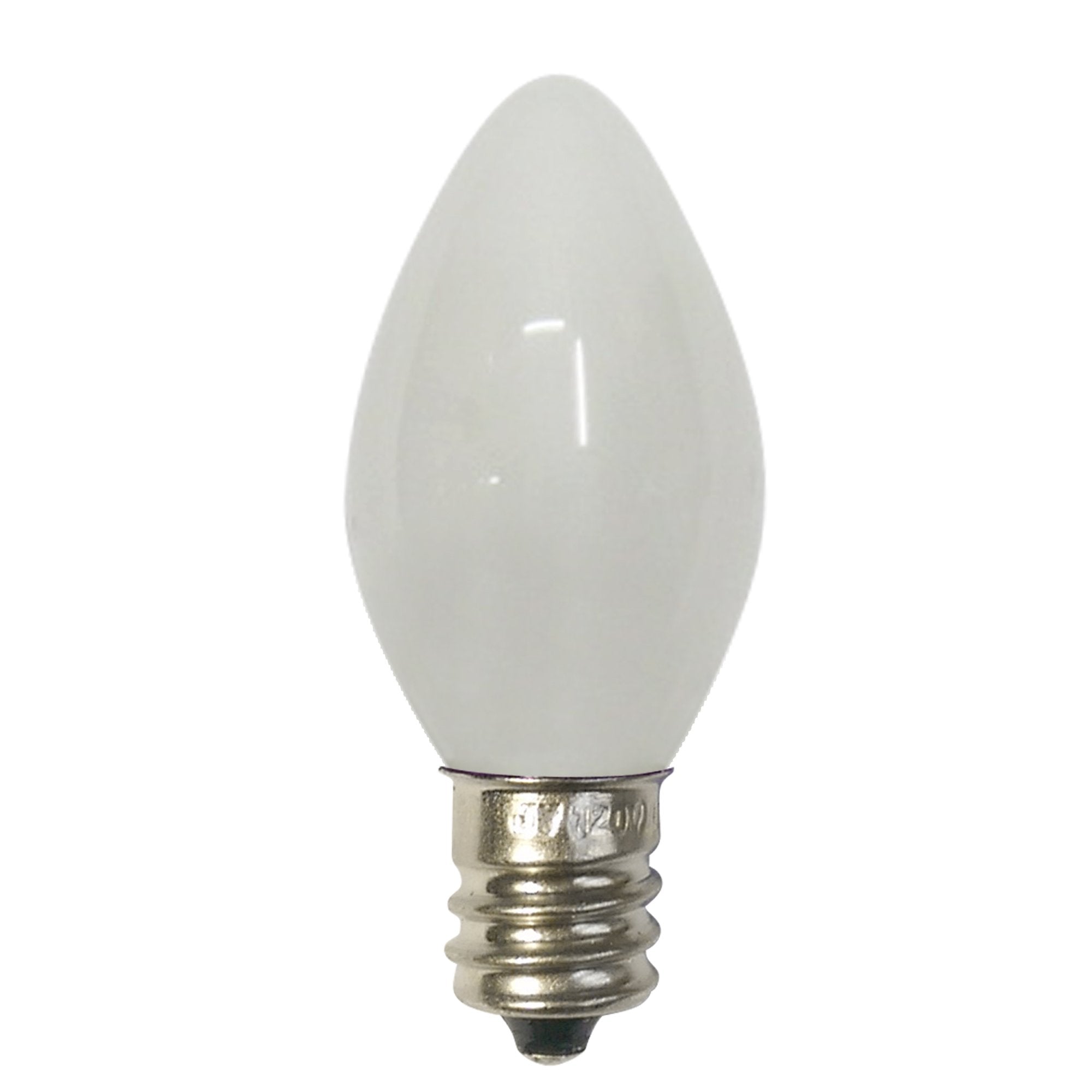 Brite Star C7 Replacement Bulbs, 1 Count, White Glass, Model 44-354-00