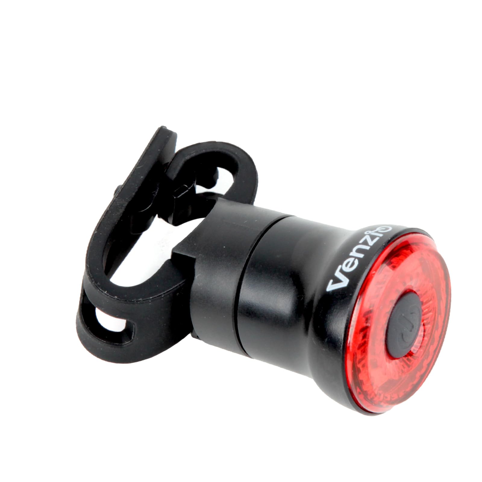 Venzio Bike Tail Light, 20 High-Intensity Red COB LEDs Back Lights, USB Rechargeable 400mAh Battery, IPX4 Waterproof, Rear Bicyc