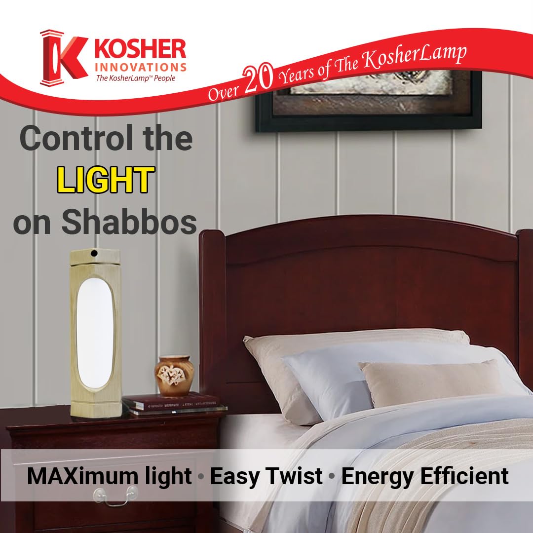 KOSHER INNOVATIONS™ KosherLamp™ Max - Ivory Color, Model: Kosher Lamp Max