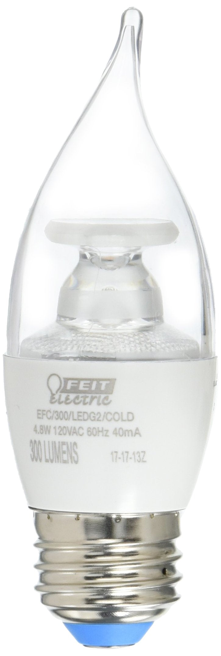 Feit Efc/300/Led/Cold 40 Watt Equivalent Medium Base Flametip Chandelier Cold Start Led
