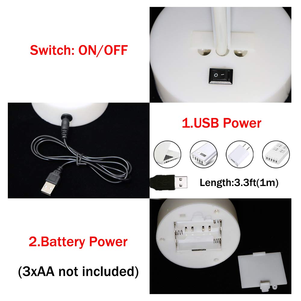 Led Moon Neon Signs, Crescent Night Lights Usb Battery Operated Moon Lamp For Birthday Party, Wedding, Halloween, Christmas Decorations-Moon With Holder Base(Red)