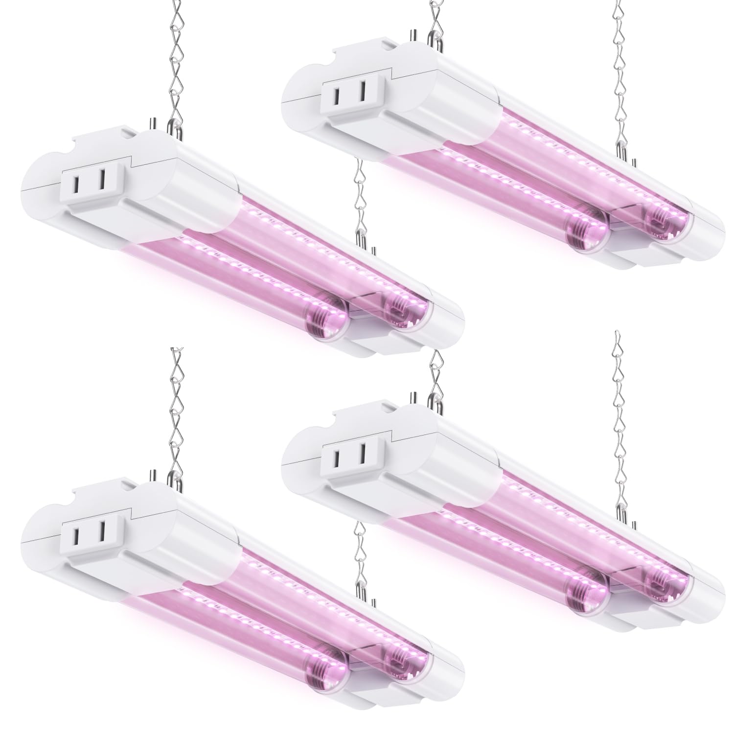 Sunco 1ft Grow Light LED, 10W, Full Spectrum, for Seed Starting, Seedling, Indoor Plants, Plug in Suspended Fixture, Link Up to 
