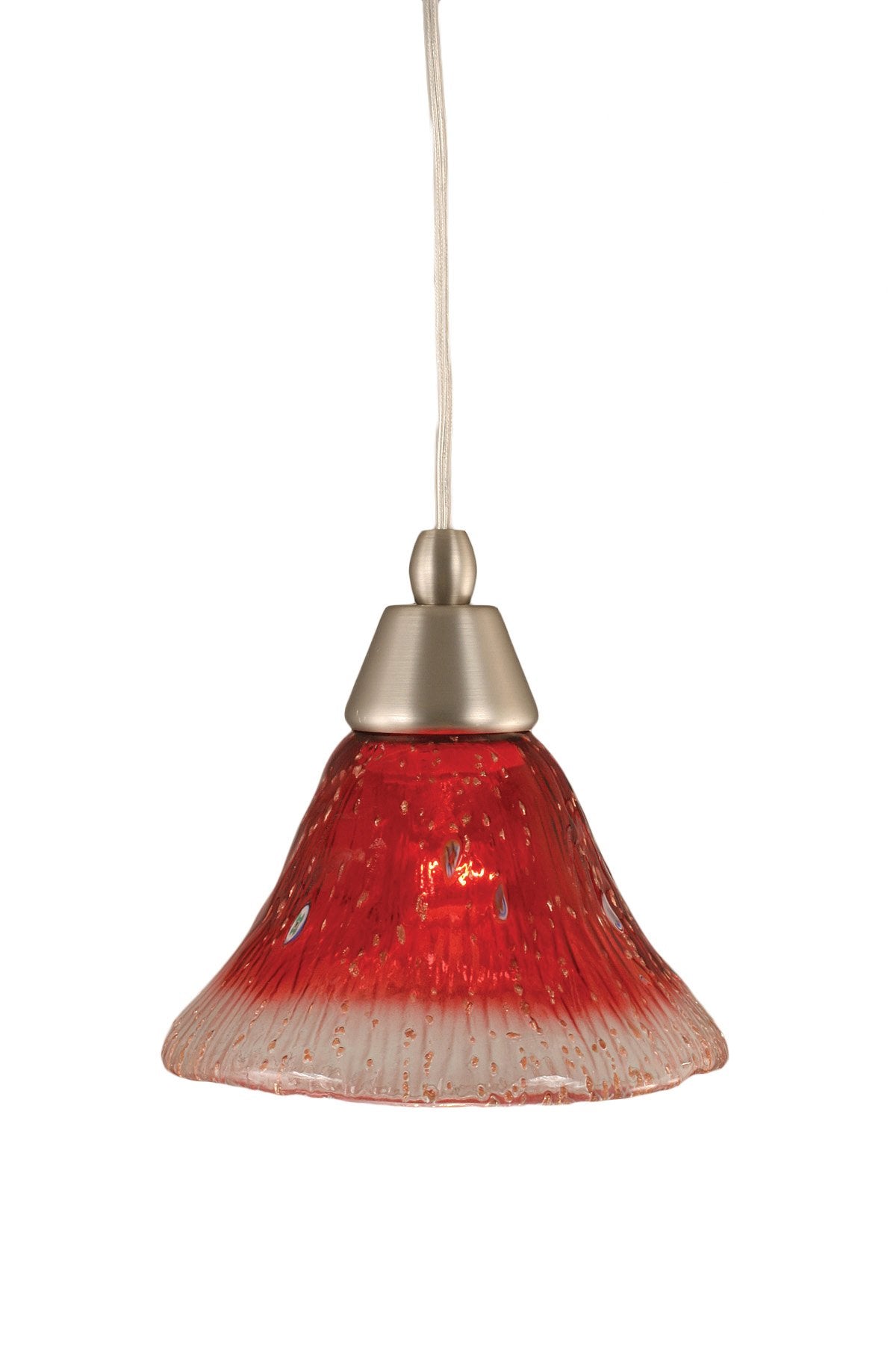 Toltec Lighting 1 Light Mini Pendant In Brushed Nickel (22-Bn-756)