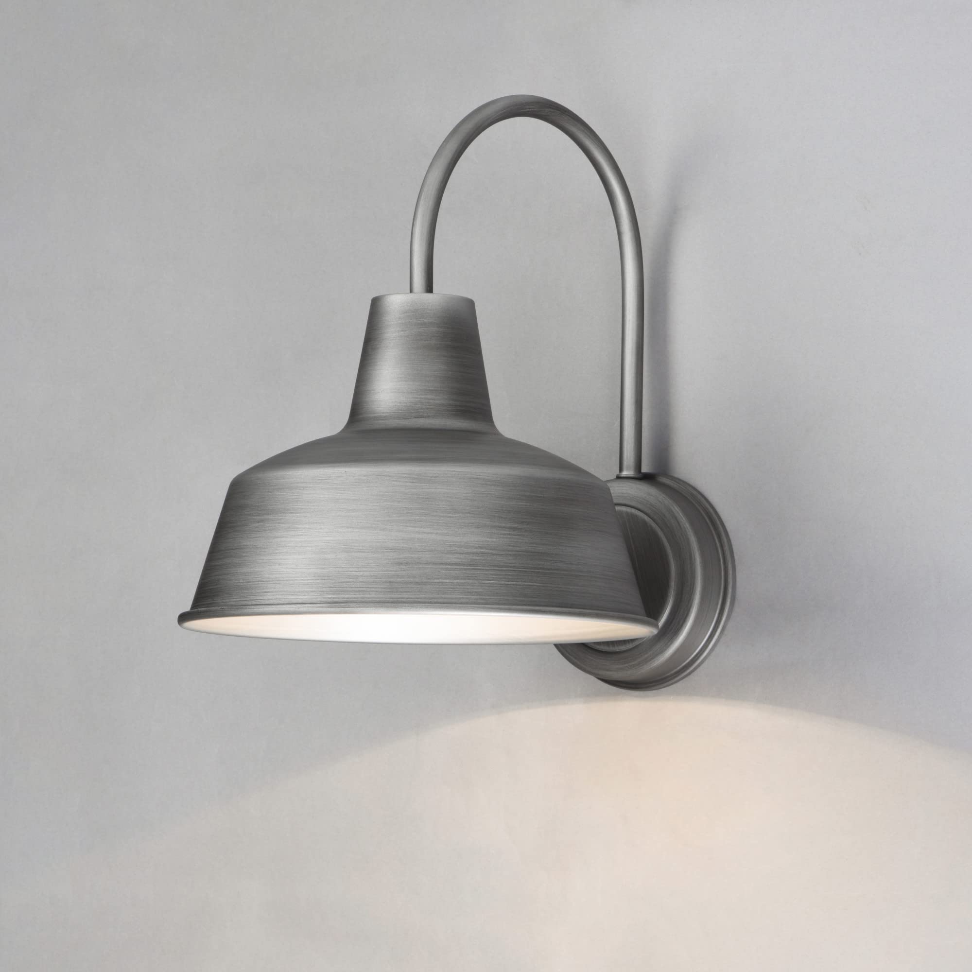 Maxim 35016BK Outdoor Wall Sconce, 13in One-Light, Black Aluminum, Modern Design, 60 Watts
