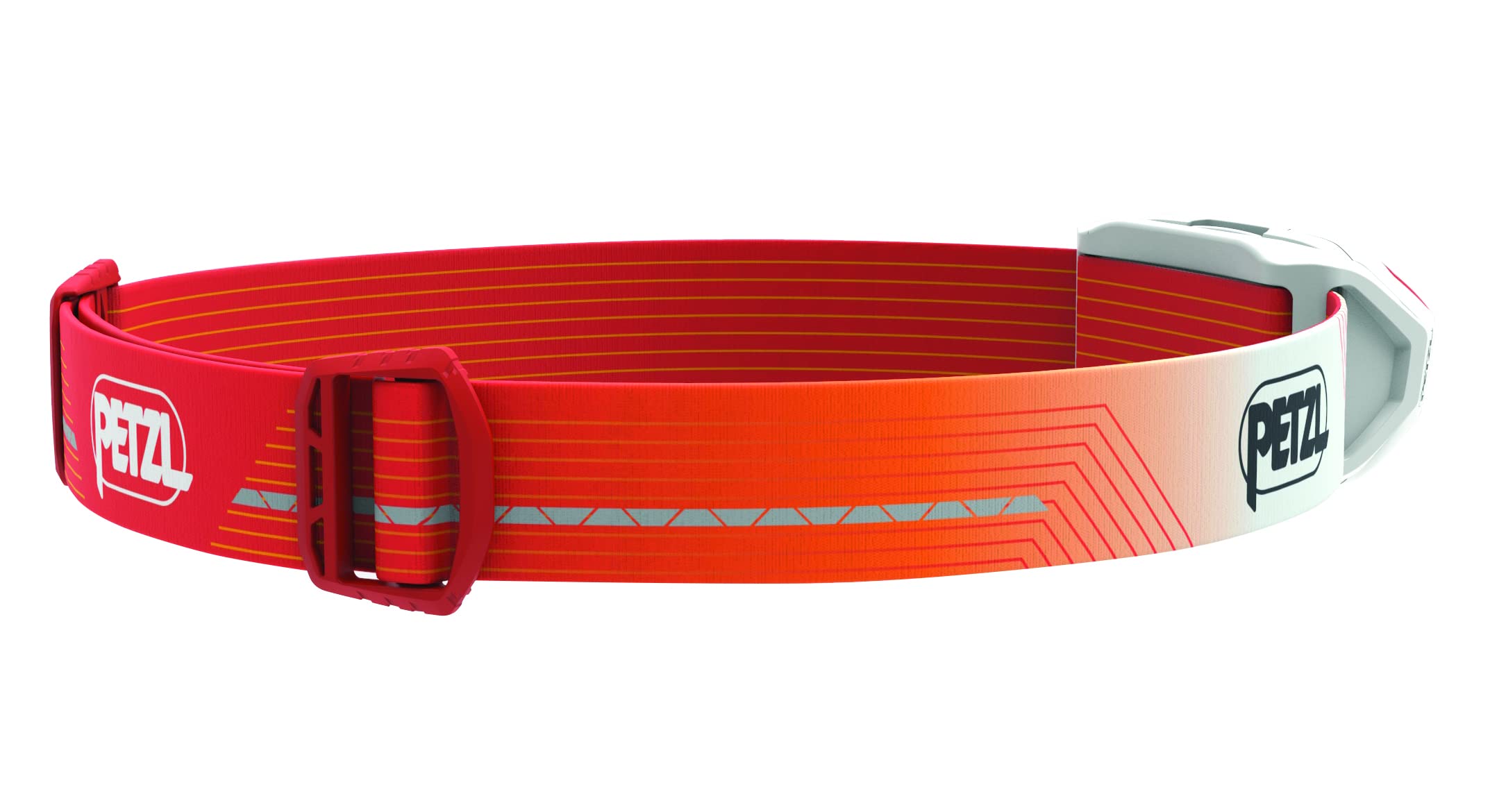 PETZL ACTIK CORE Rechargeable Headlamp - 600 Lumens, Red Lighting, One Size, Red, Model E065AA03