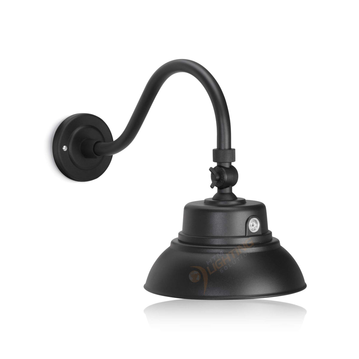 Htm Led HTM LIGHTING SOLUTIONS Gooseneck Barn Light LED Fixture 10in. Textured ...