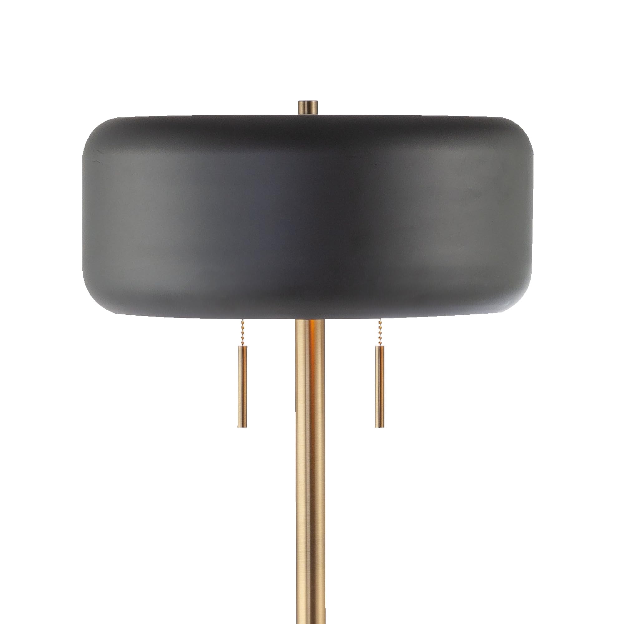 Globe Electric Floor Lamp, Metal Construction, Dark Gray, Model 67346, Stylish Design For Modern Spaces