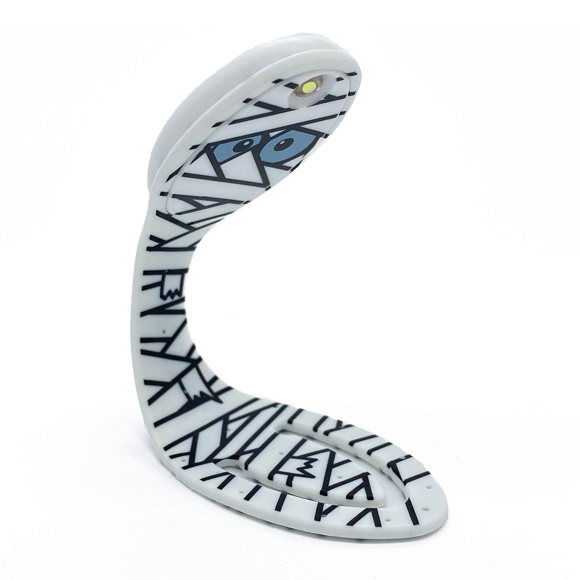 Gifts for Readers & Writers Flexilight Bookmark Light | LED Clip-On Reading Lamp | Battery Operated | Mummy Color