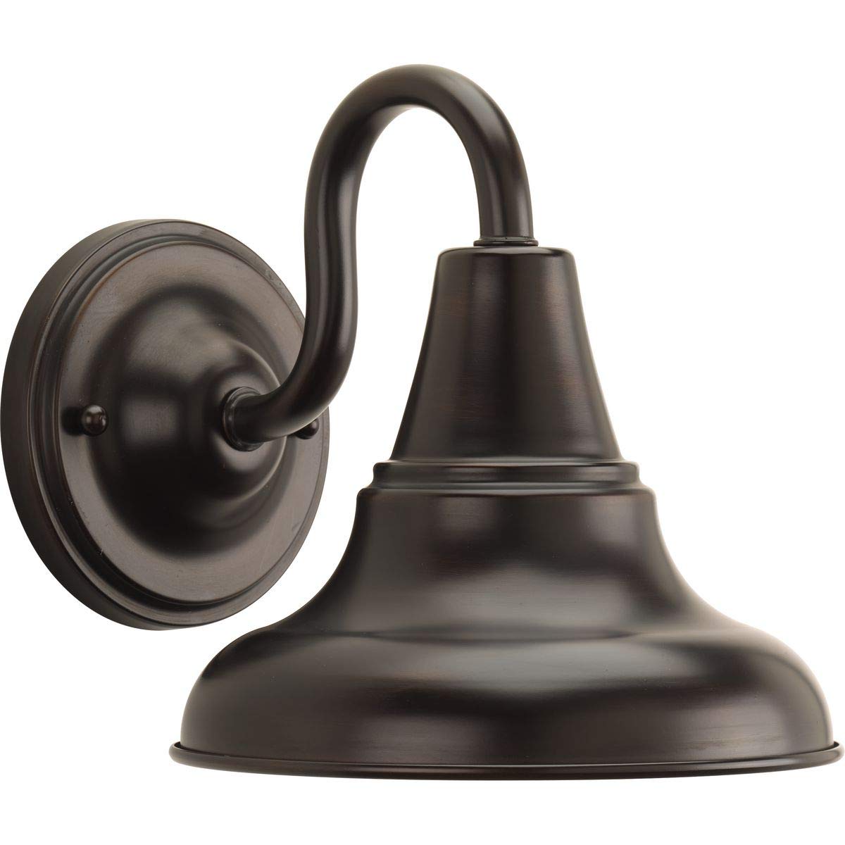 Progress Lighting 1-Light Outdoor Wall Lantern, Antique Bronze, Aluminum, Model P5622-20