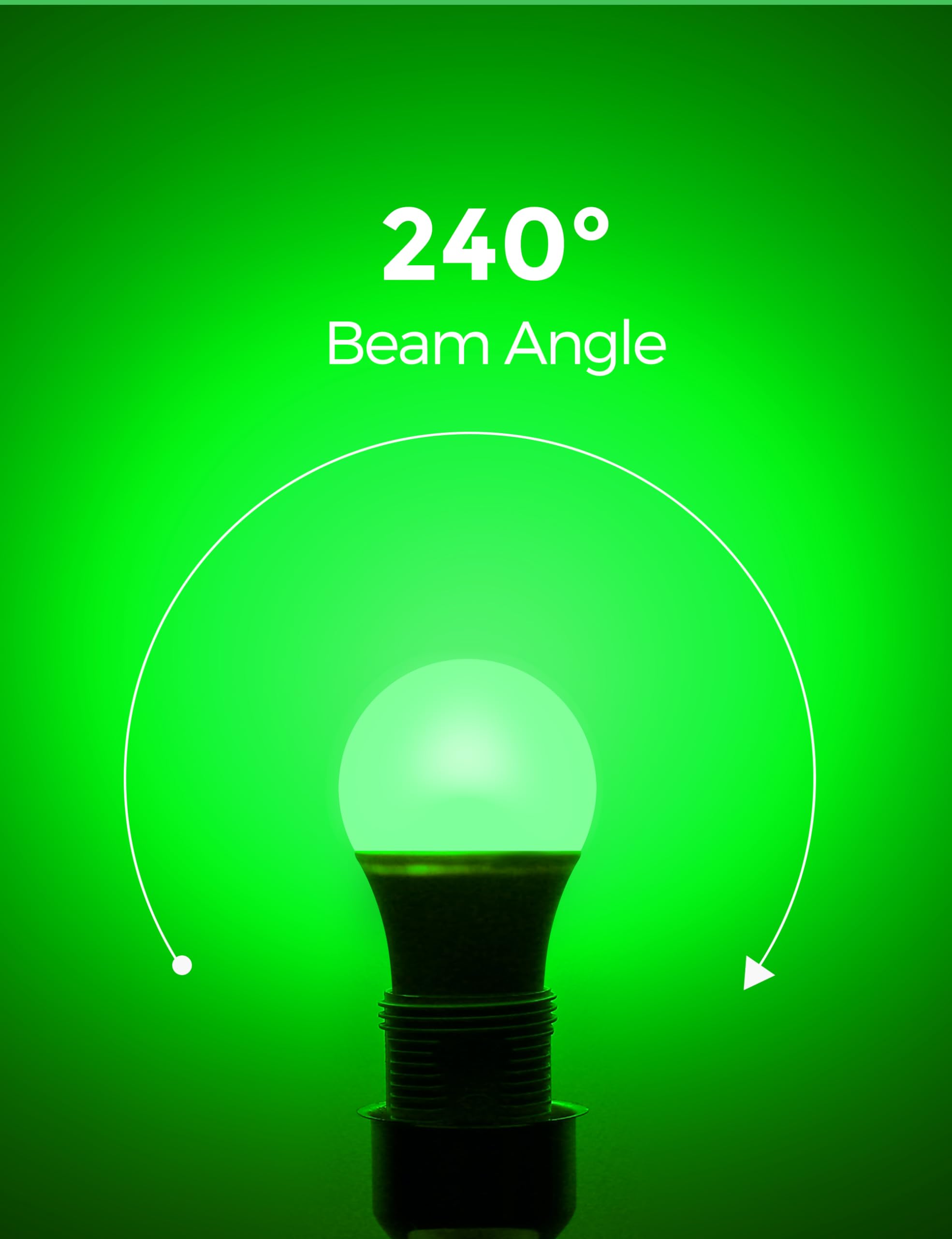 Doresshop Green Light Bulbs  9W (60 Watt Equivalent) - E26 Base Led Bulb  720Lm Green Bulbs Outdoor For Halloween Christmas Party Decoration  Porch  Home  Holiday Lighting  Non-Dimmable  2 Pack