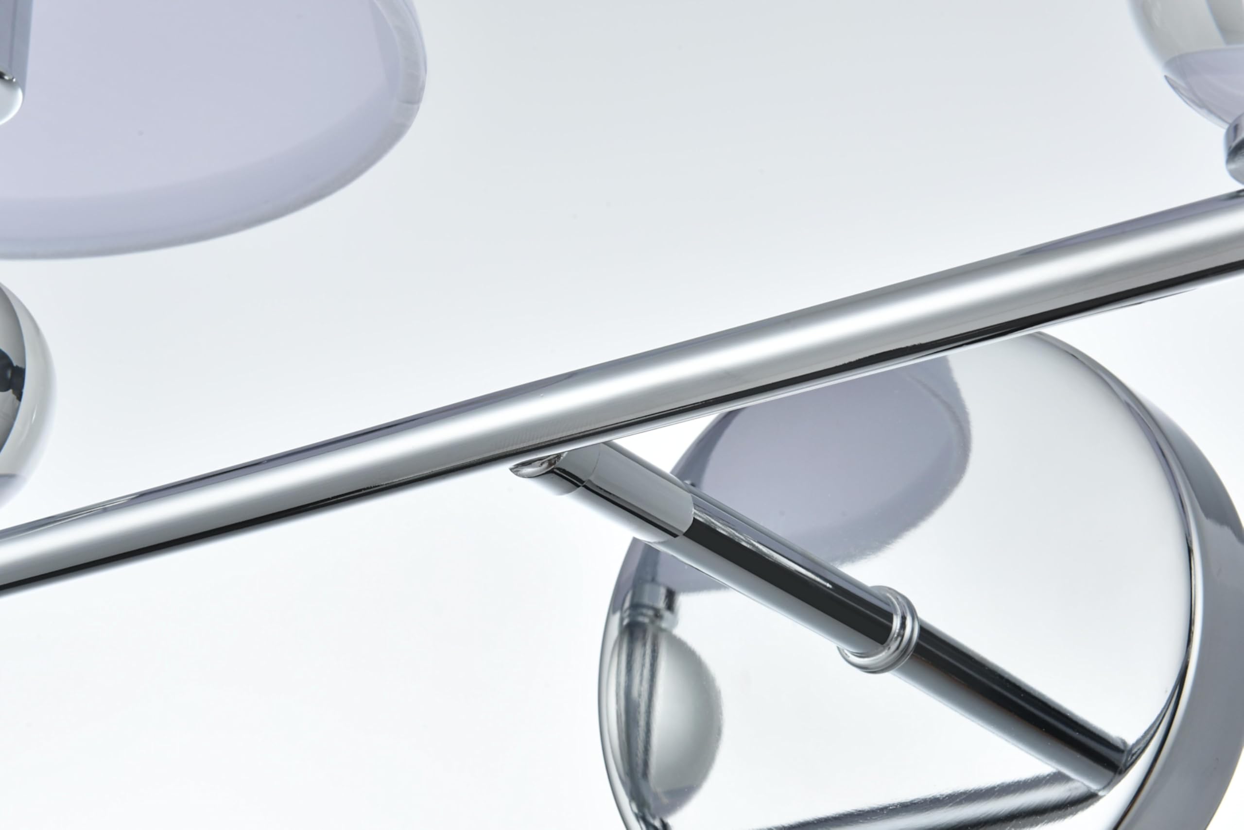 Living District Indoor Modern Home Decorative Bright Ceiling Bethany 2 Lights Bath Sconce in Black with White Fabric Shade