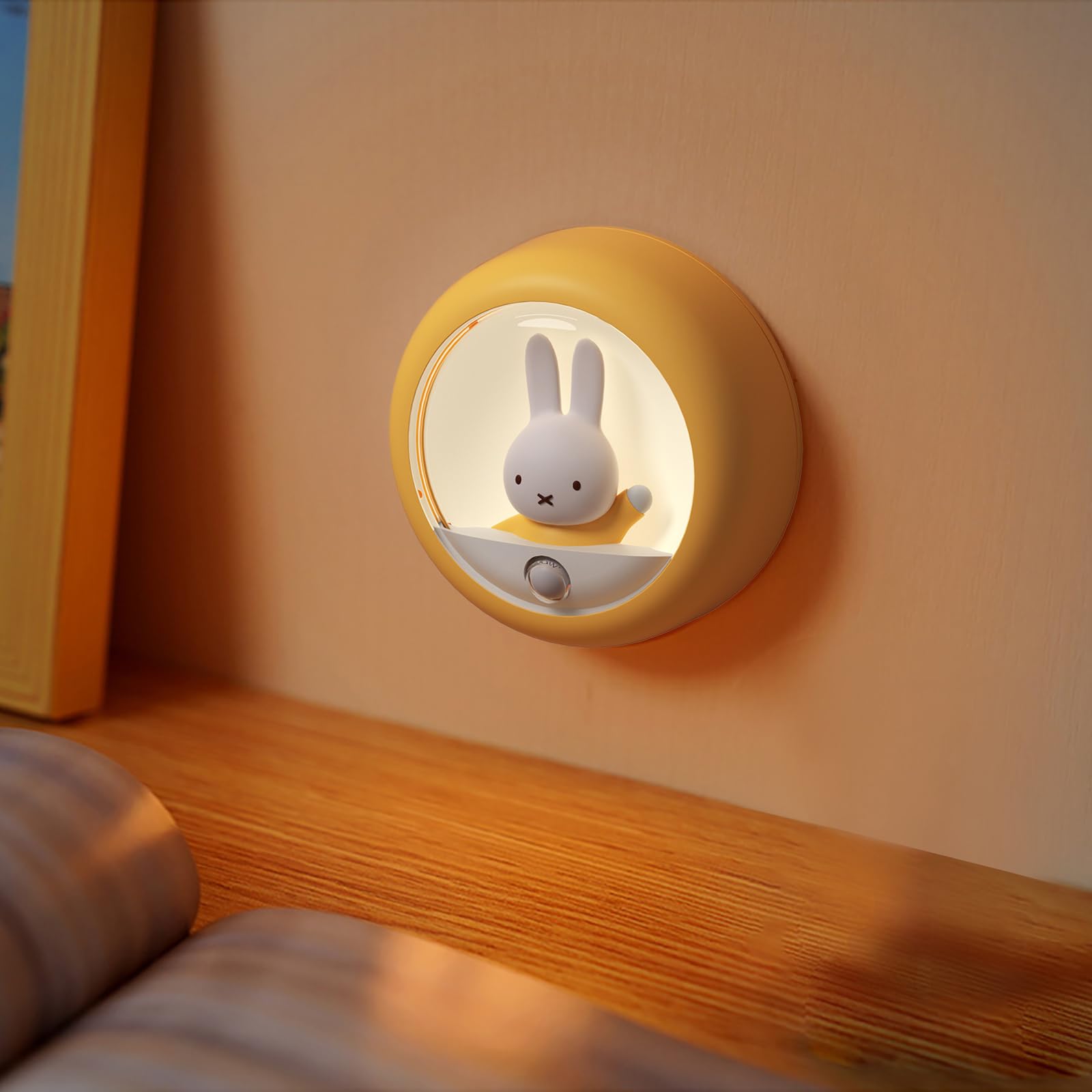 Miffy Motion Sensor Night Light (Yellow)