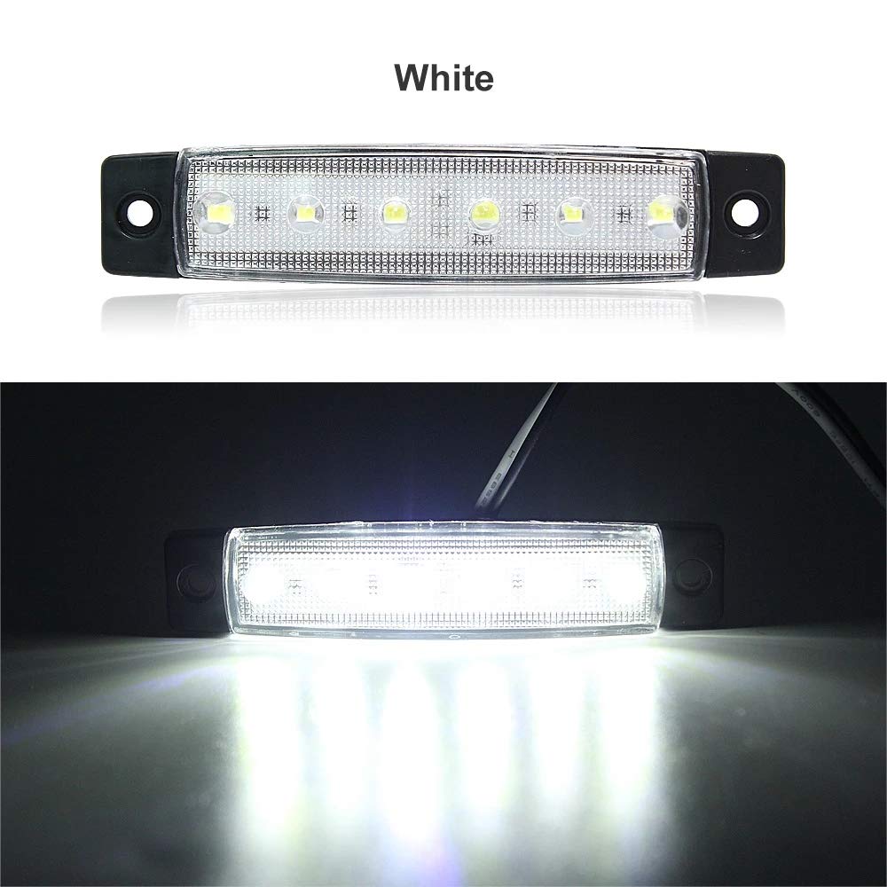 WIMACT Marine Boat Lights, 12V Waterproof Interior Navigation Lighting, 10 Pack, White