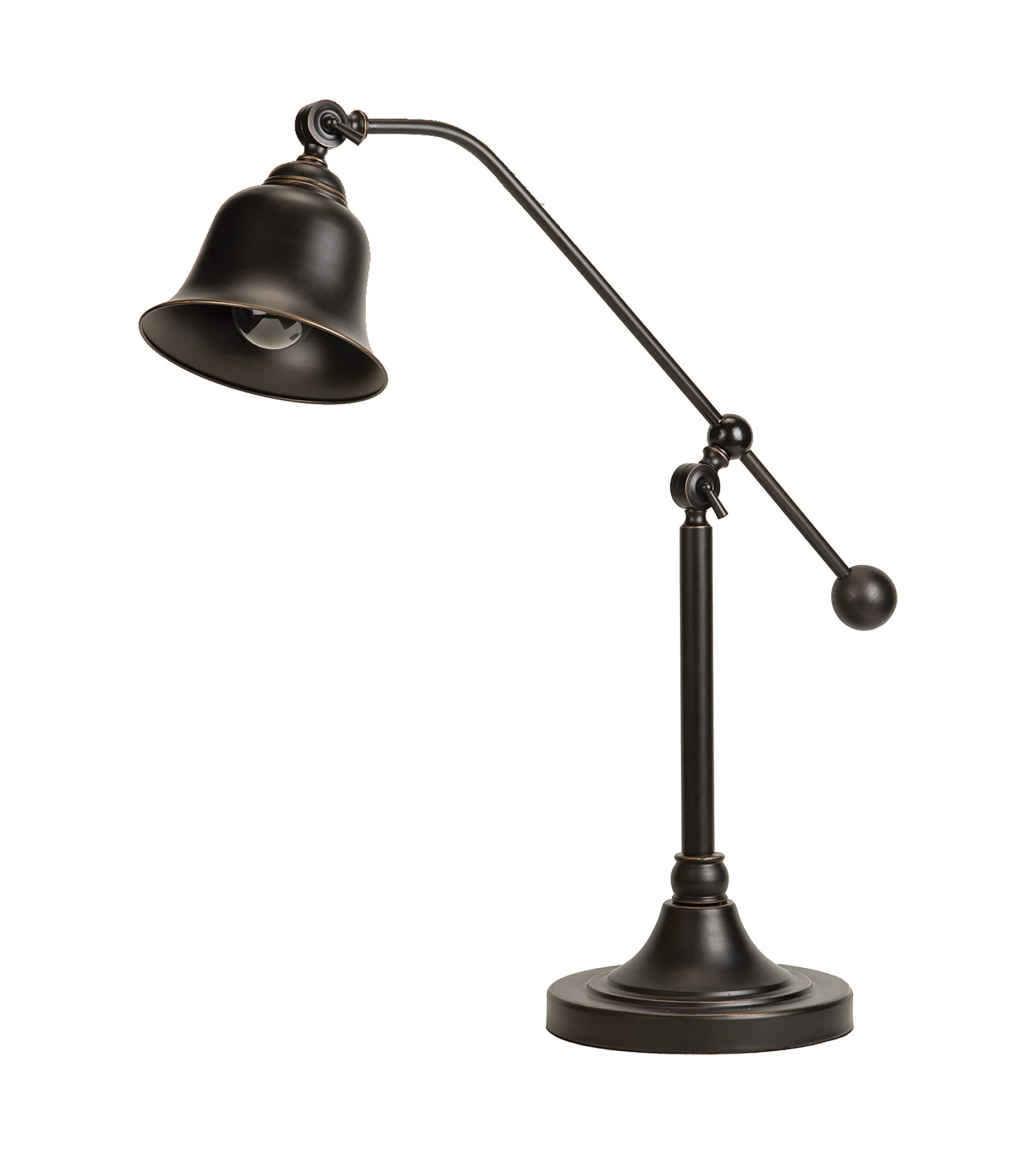 Coaster Home Furnishings Dark Bronze Bell Shade Table Lamp - Elegant Metal Design