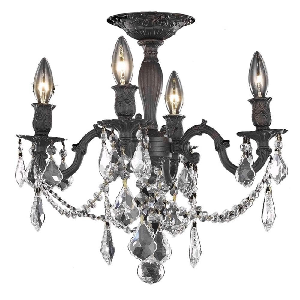 Elegant Lighting 9204F17DB-GT/RC Royal Cut Crystal