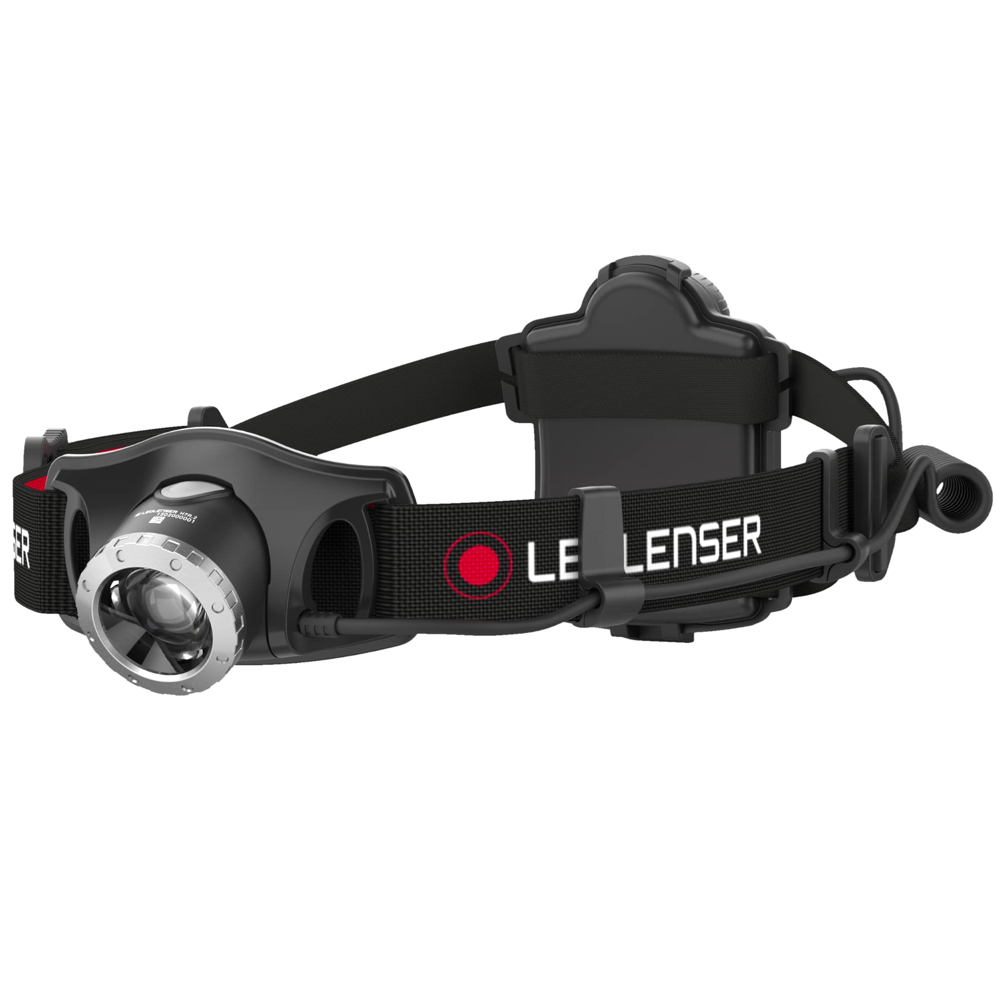 Ledlenser, H7.2 Rechargeable Headlamp, High Power LED, 5-250 Lumens, Hands-Free Light for Outdoor Use, Home, Camping, Black