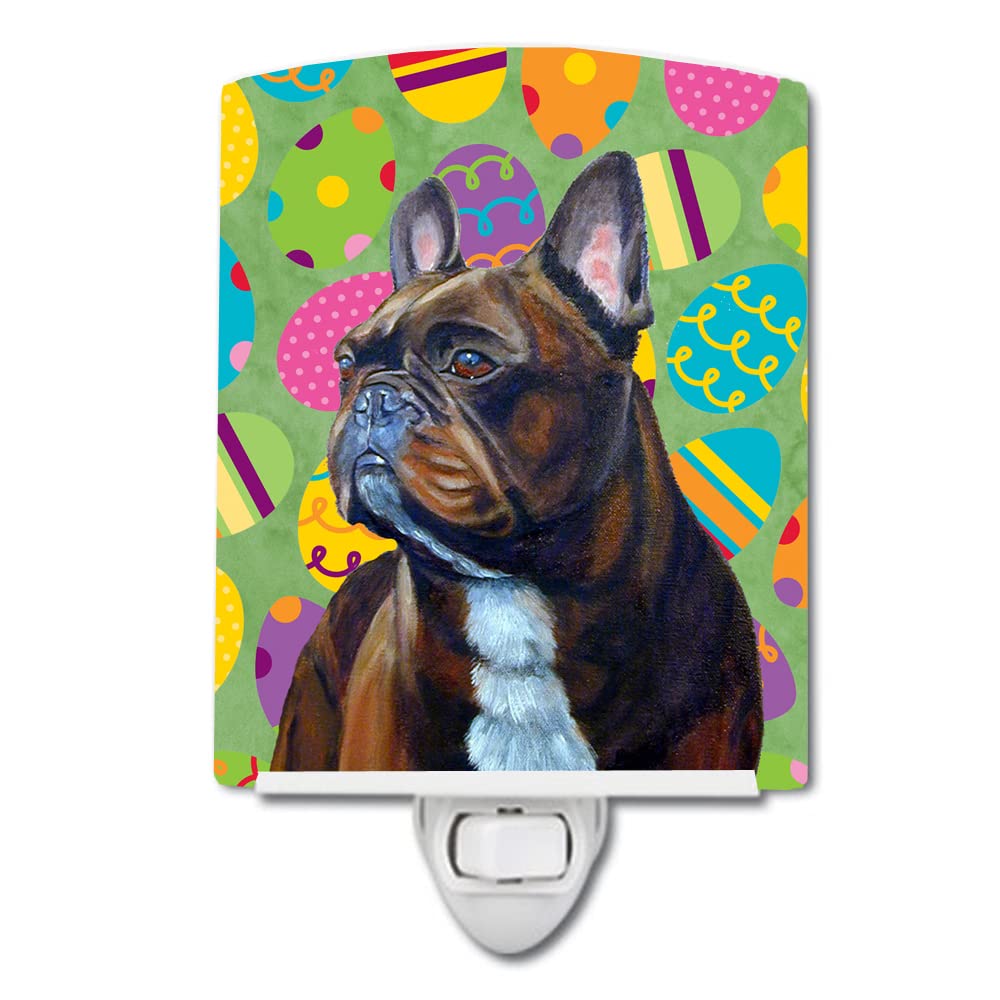 Carolines Treasures Ceramic Night Light, French Bulldog Design, UL-Certified, 6x4x3 inches, Multicolor, Model LH9430CNL