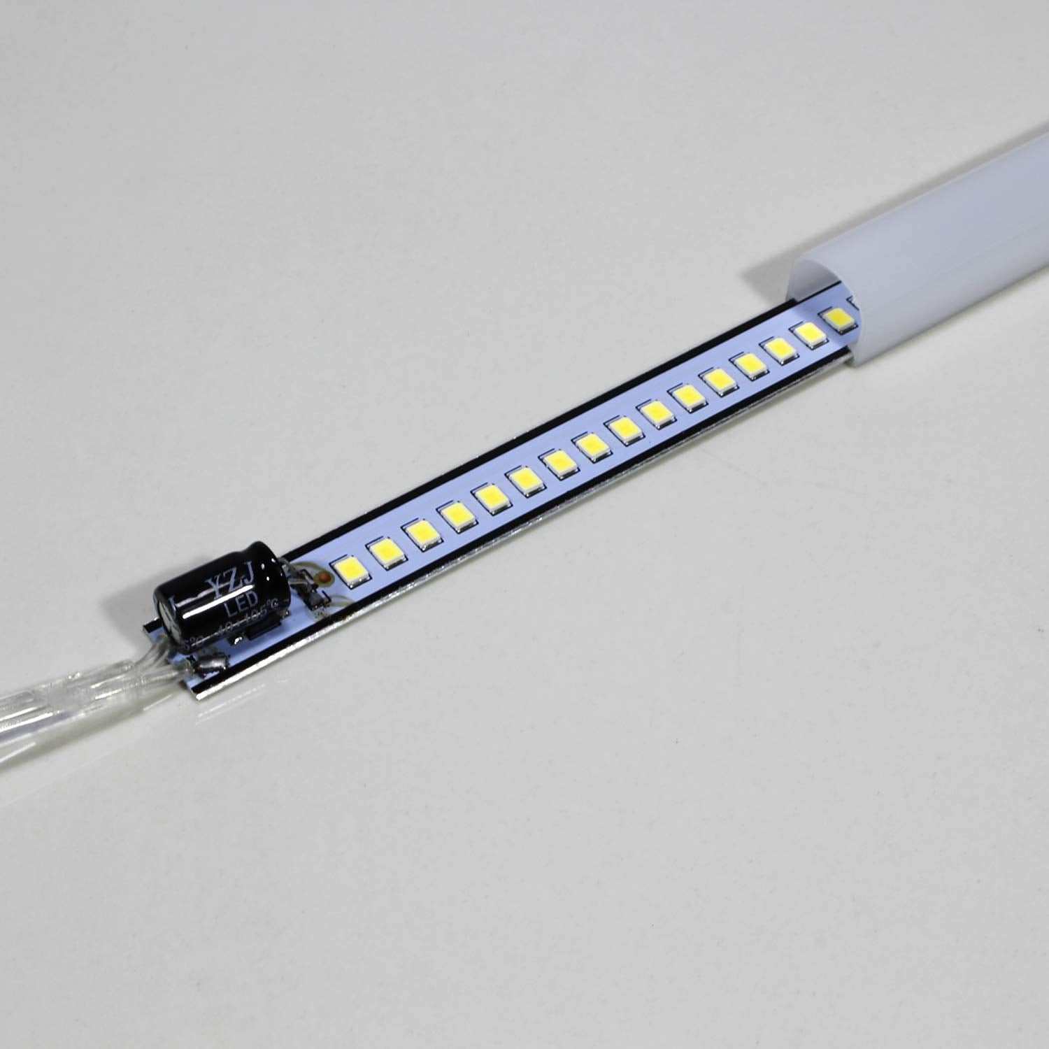 STBTECH 17" LED Under Cabinet Light Bar, Magnetic Installation, White 6000K, Super Slim Design, Ideal for Kitchen and Work Table