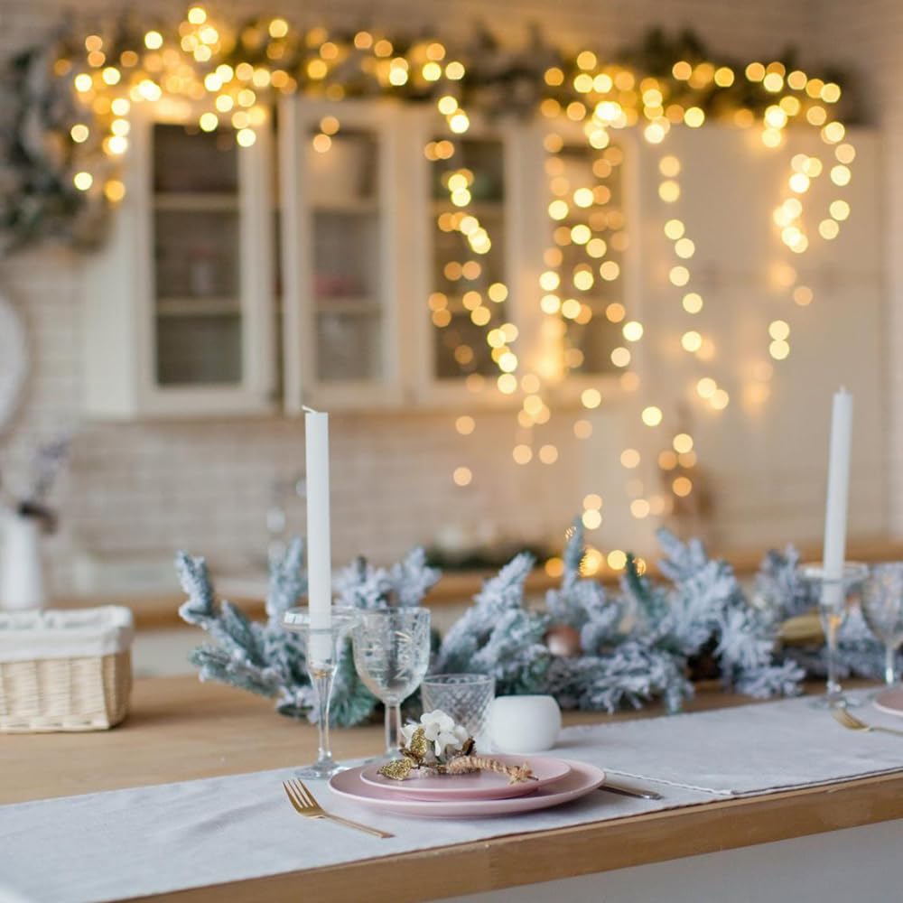 Warm White Christmas Lights Outdoor Pearlized And Berry G15 50 Led 13.5Ft Plug In Mini Globe String Lights Whire Wire Waterproof