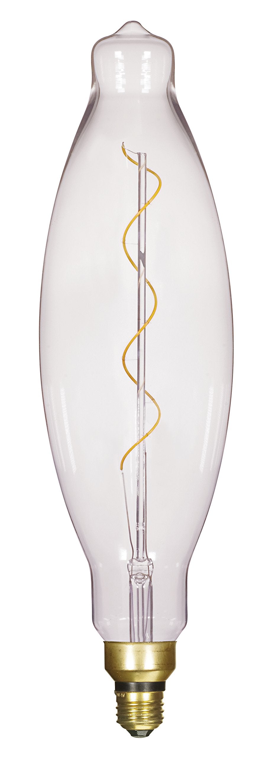 Satco S22431 Medium Bulb in Light Finish, 16.50 inches, Clear